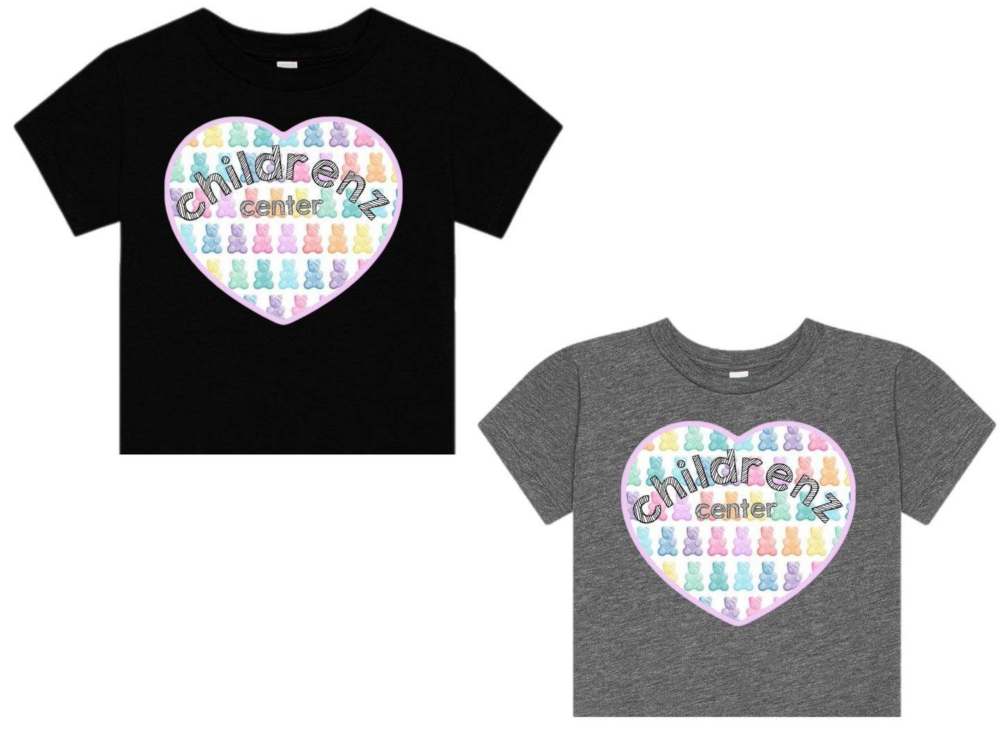Childrenz Center gummy bear heart tee