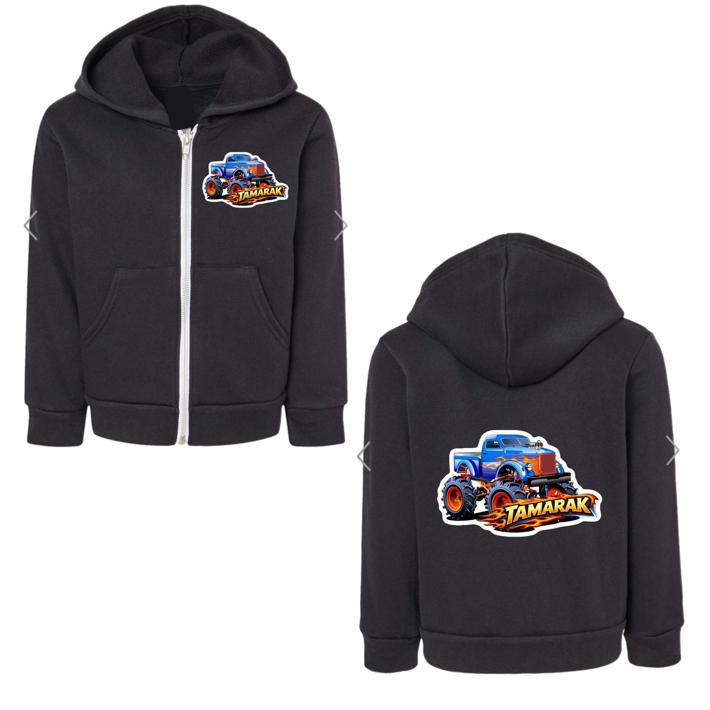TAMARAK boys monster truck zip hoodie