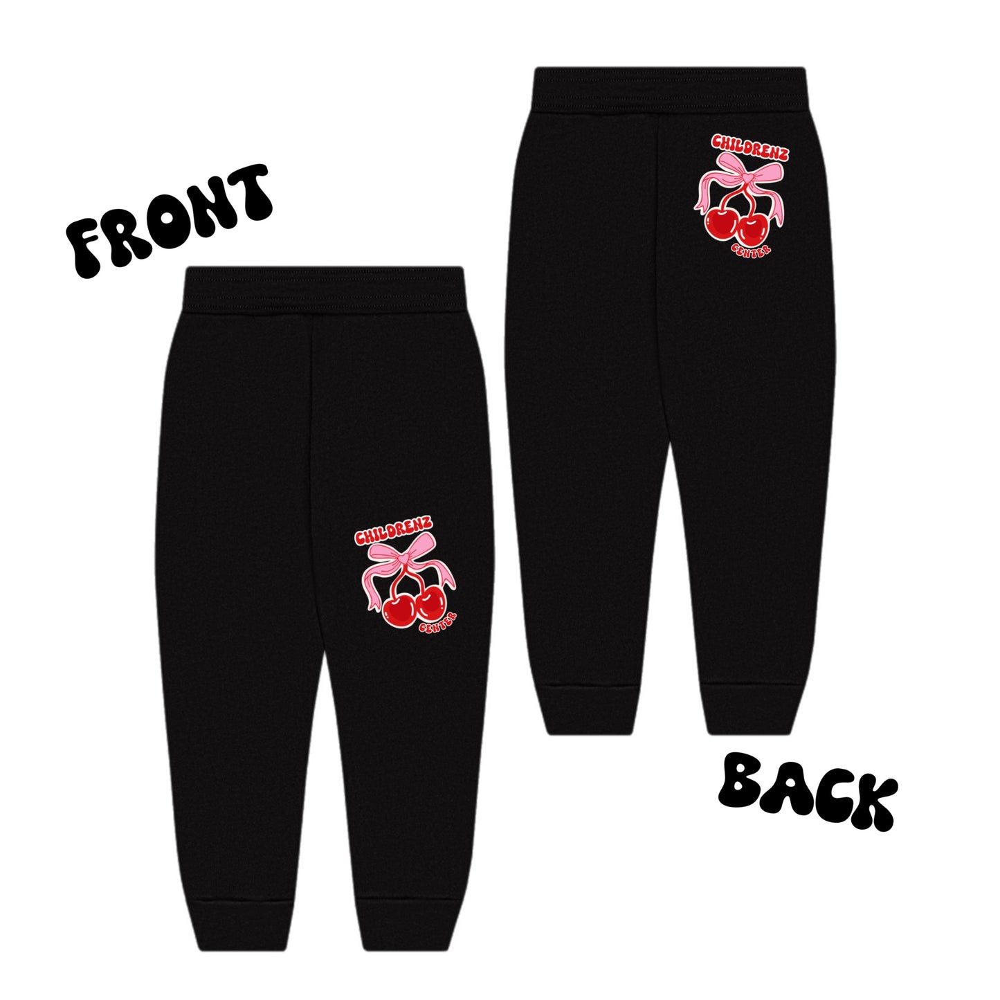 Childrenz Center cherries joggers