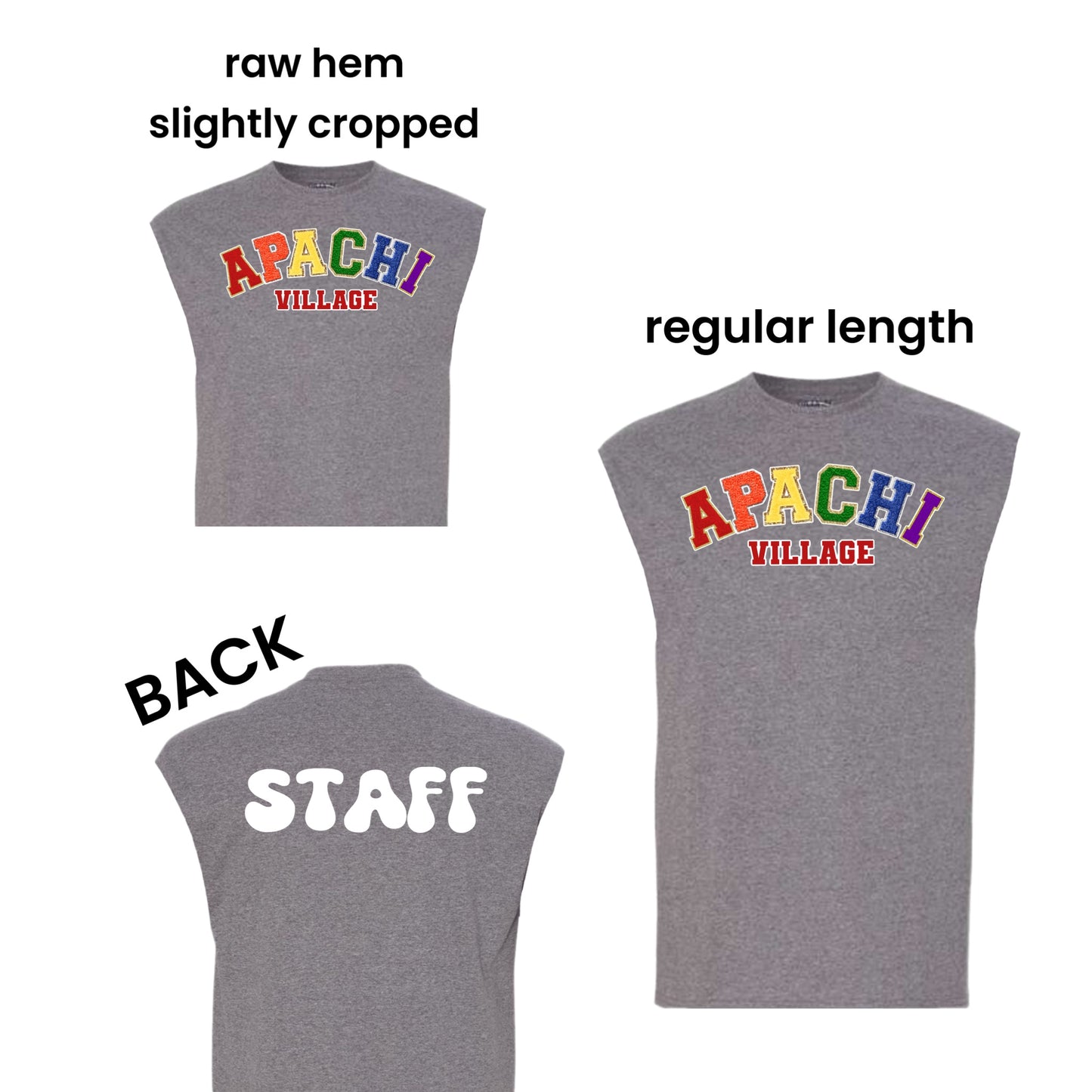 Apachi rainbow patch staff tank
