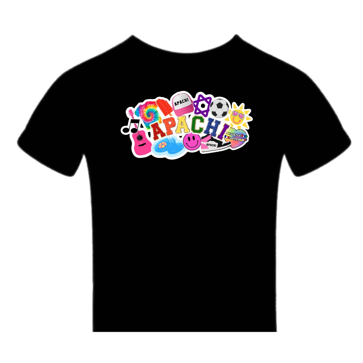 Girls Apachi collage tee