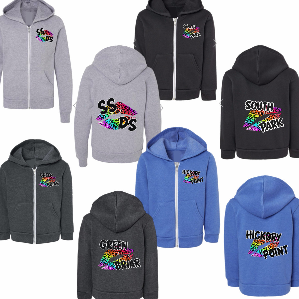 Girls lips zip hoodie