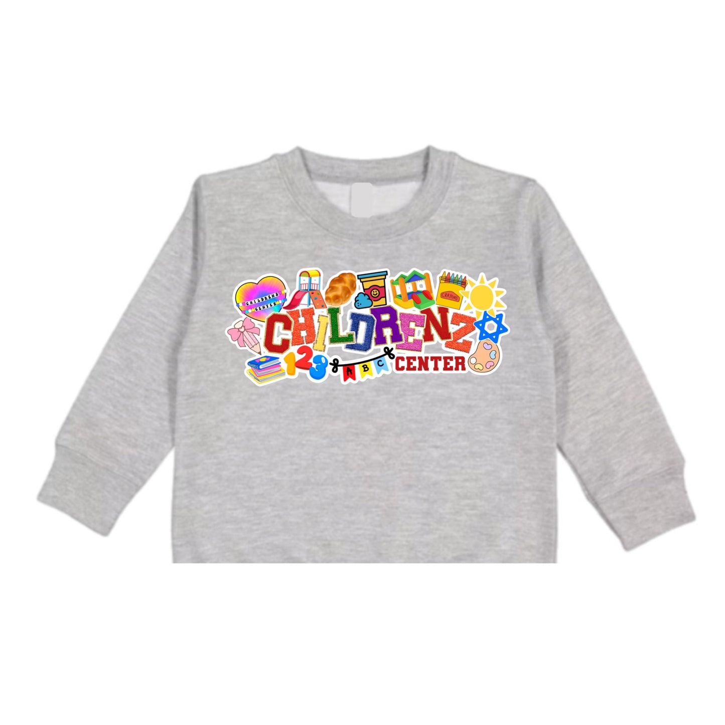 Childrenz Center girls collage crewneck