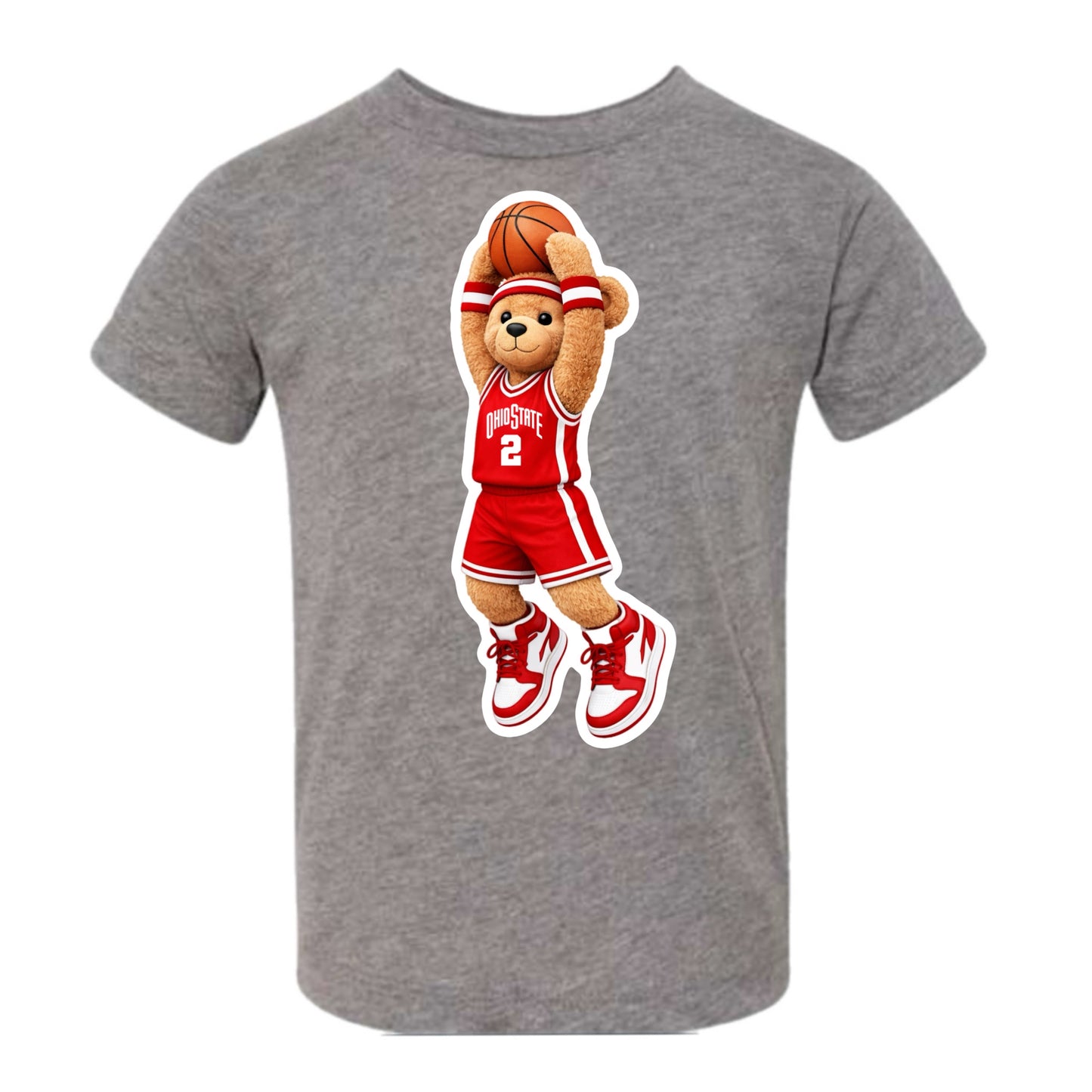 Ohio State basketball bear tee