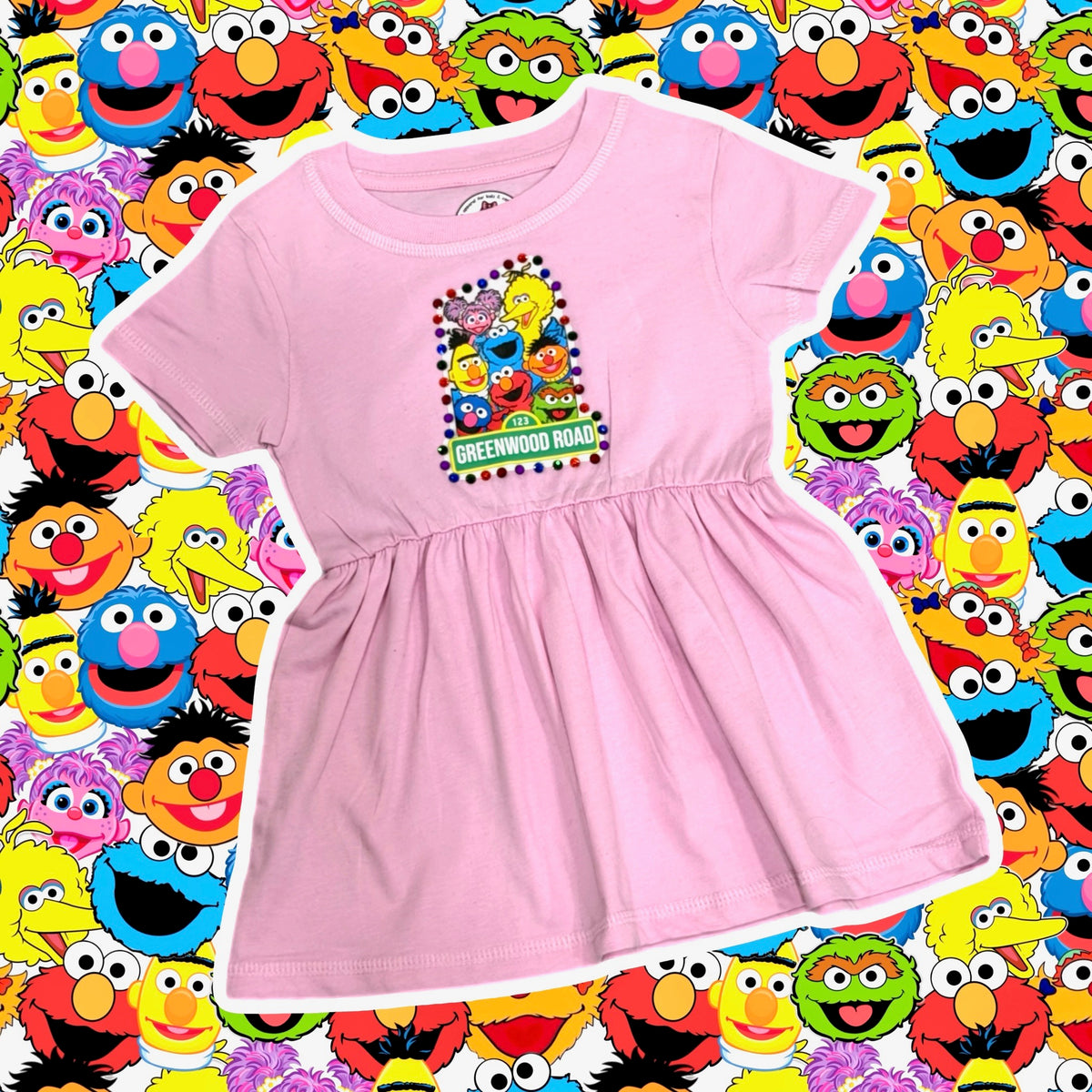 Sesame Street Custom Name Dress