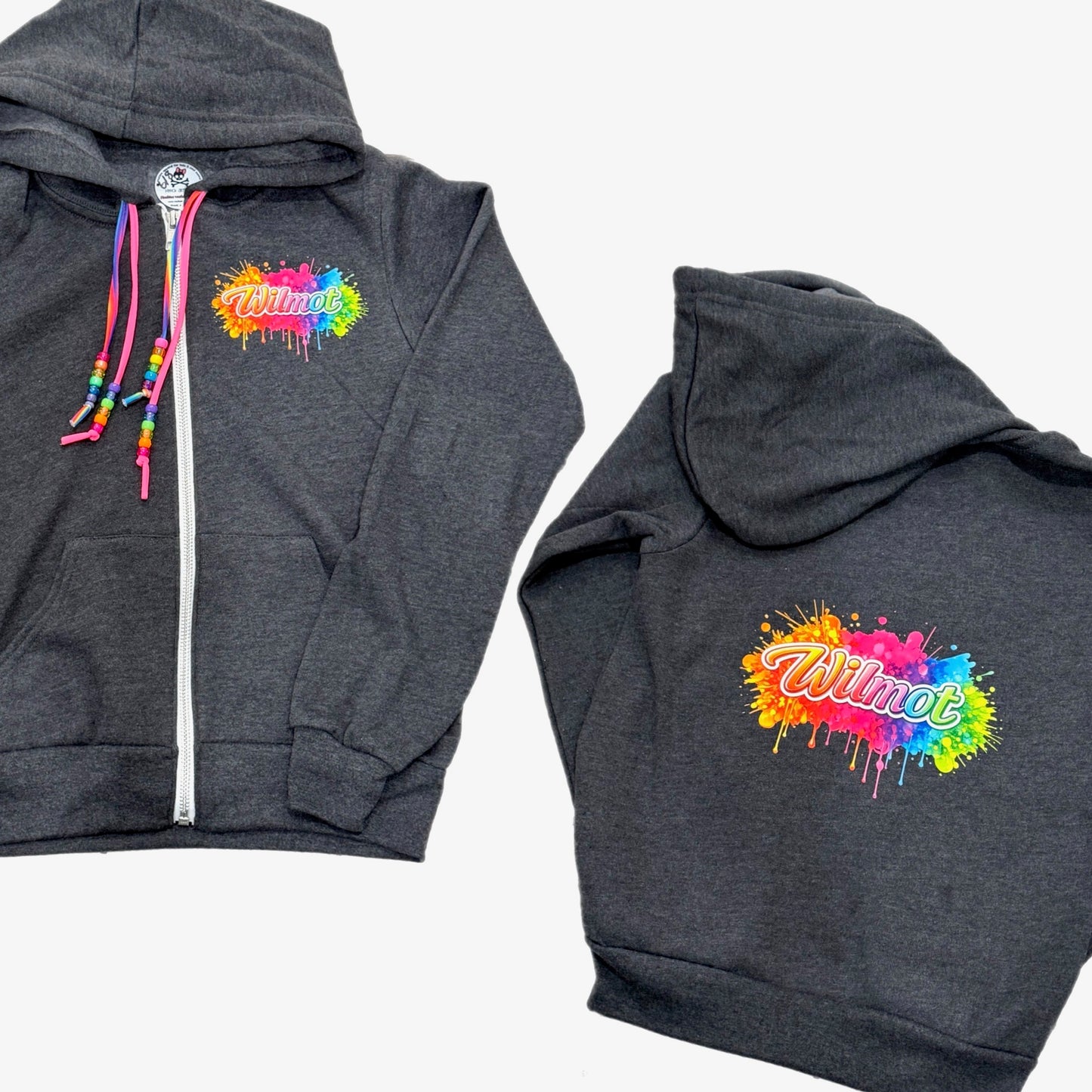 Wilmot Neon Splatter Zip-Up