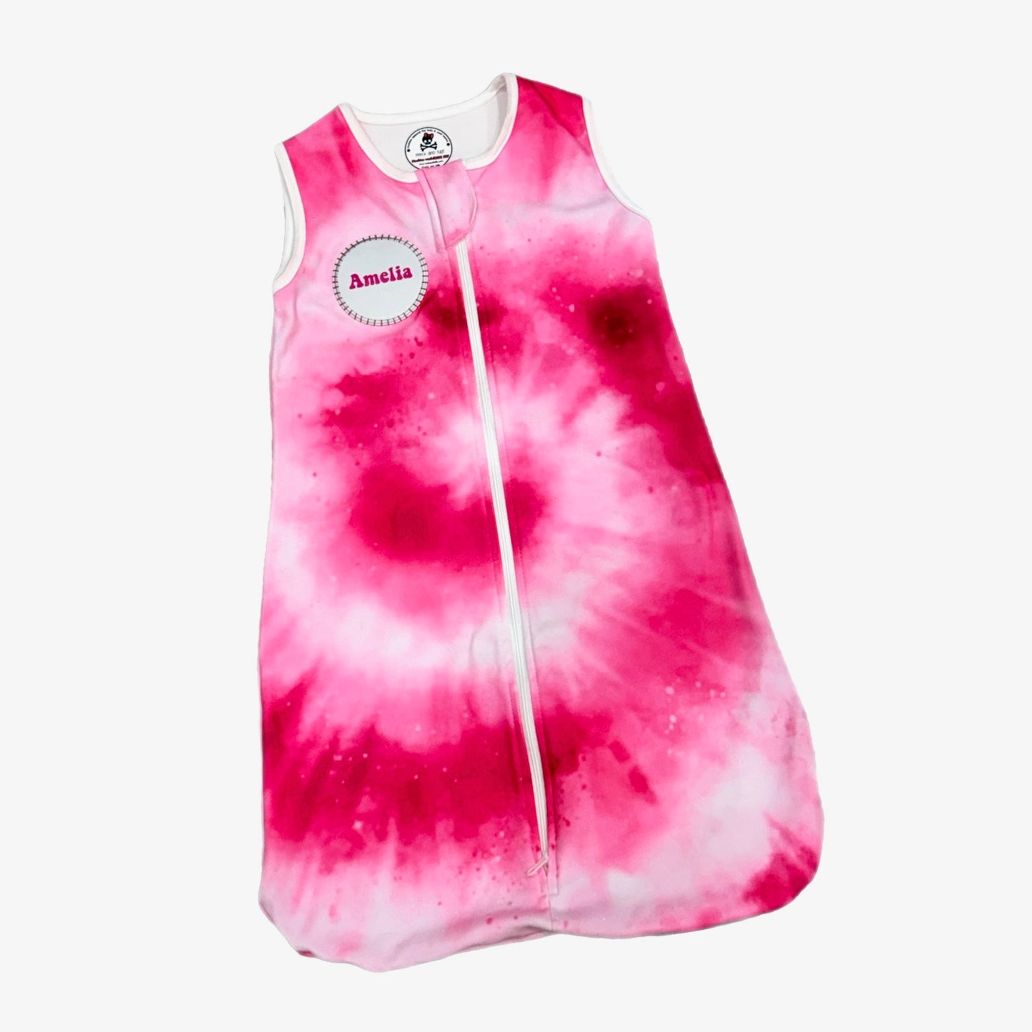 Tie-Dye Zip Sleeper (circle patch)