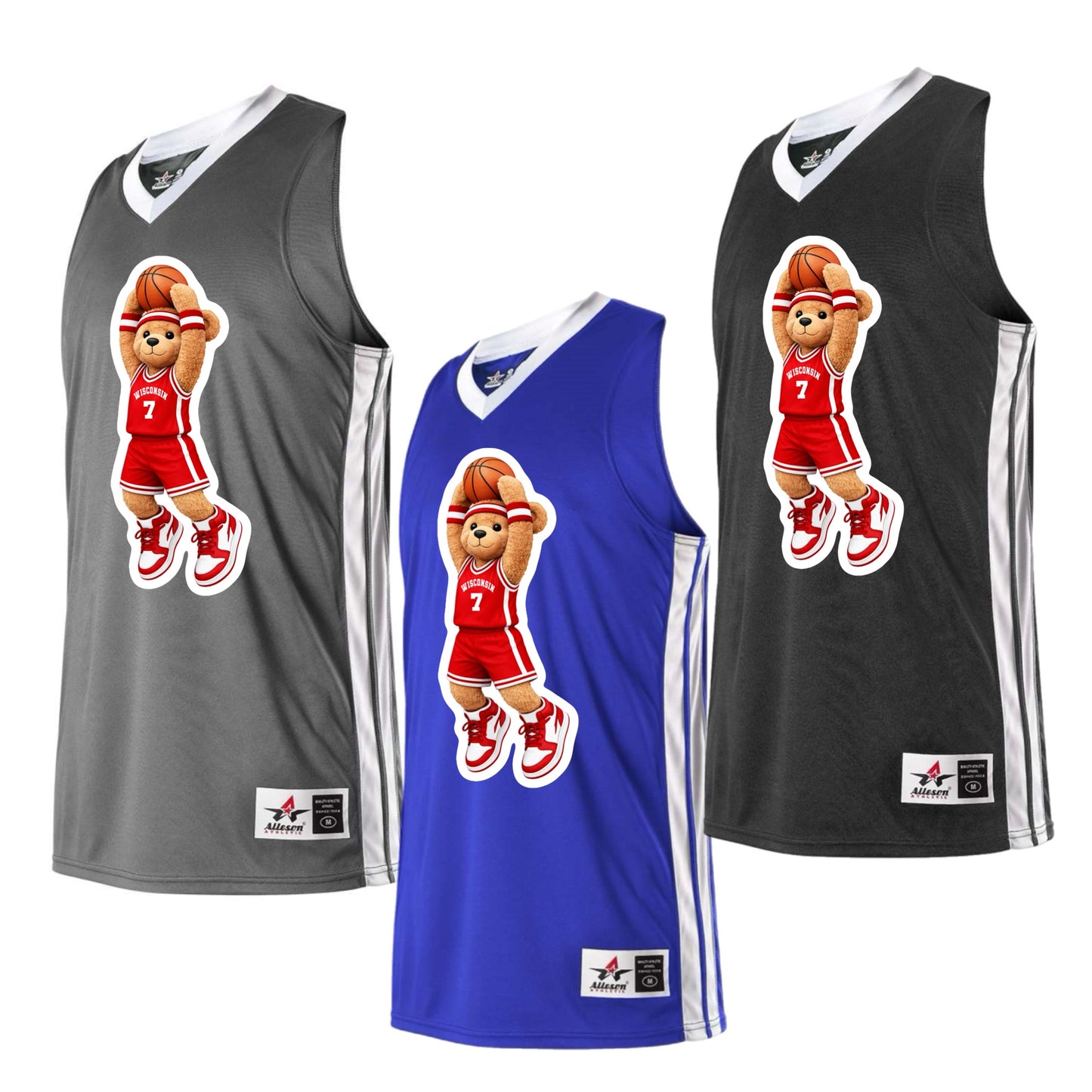 Wisconsin Basketball Bear Jersey