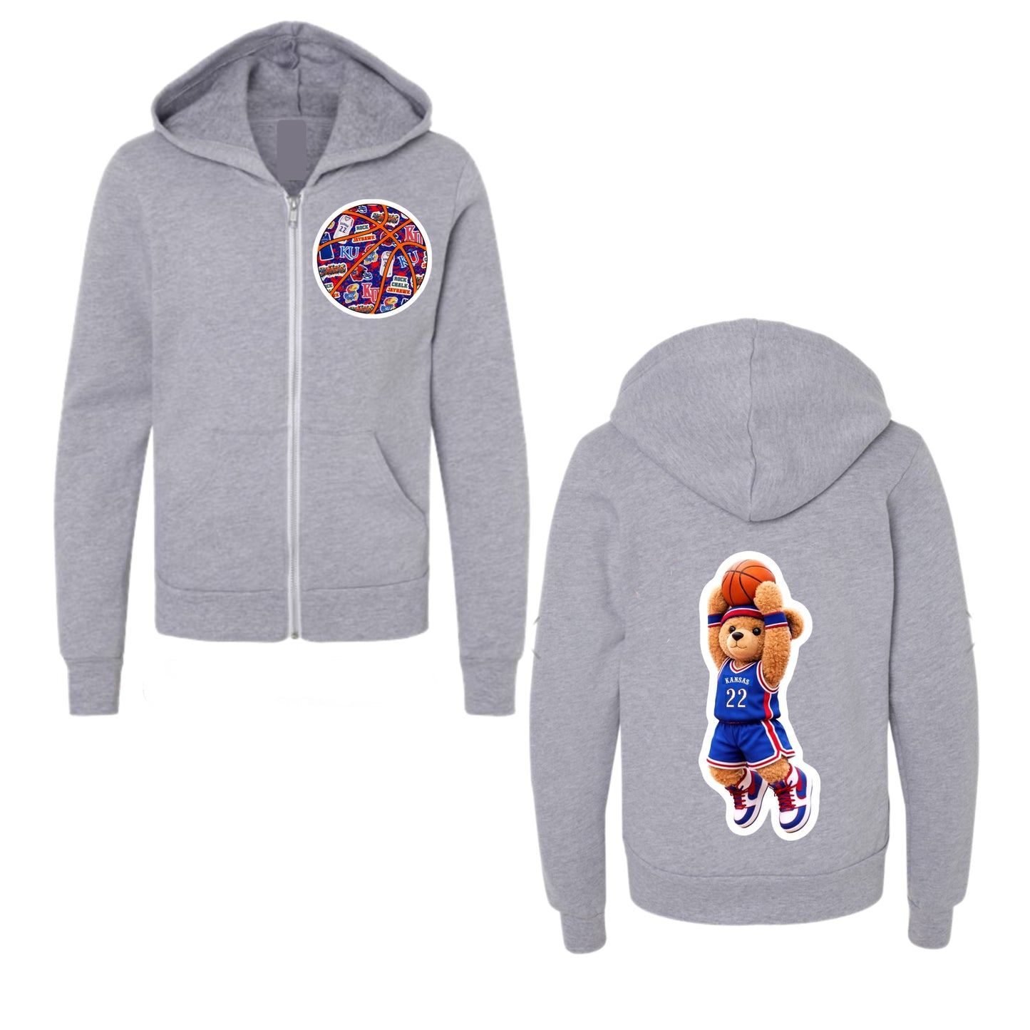 Kansas Basketball Zip-Up