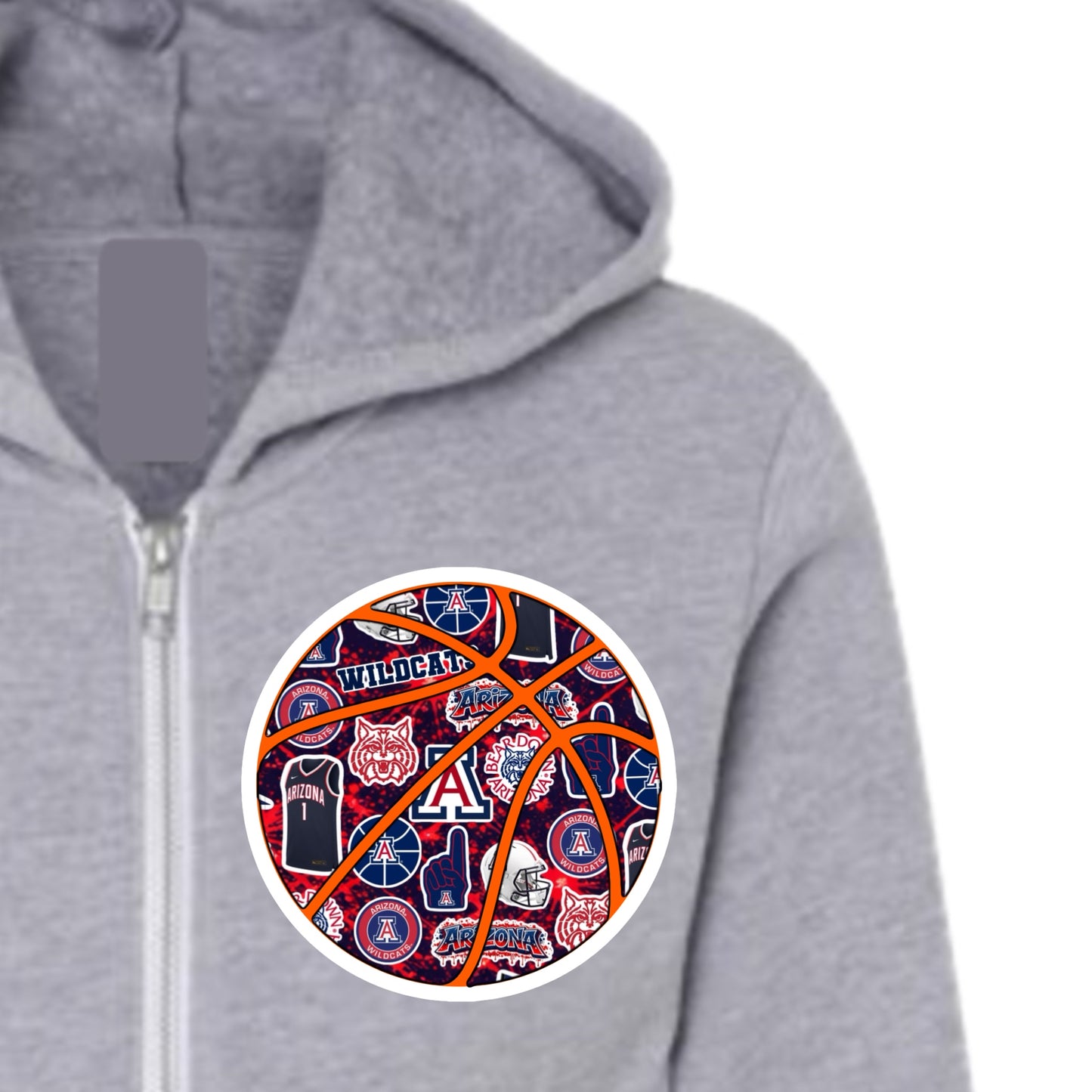 Arizona basketball zip hoodie