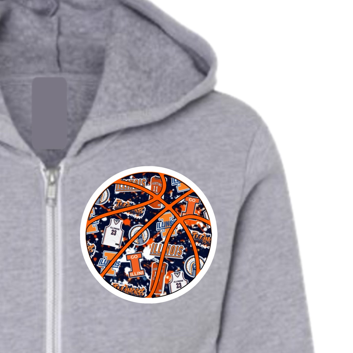 Illinois Basketball Zip-Up