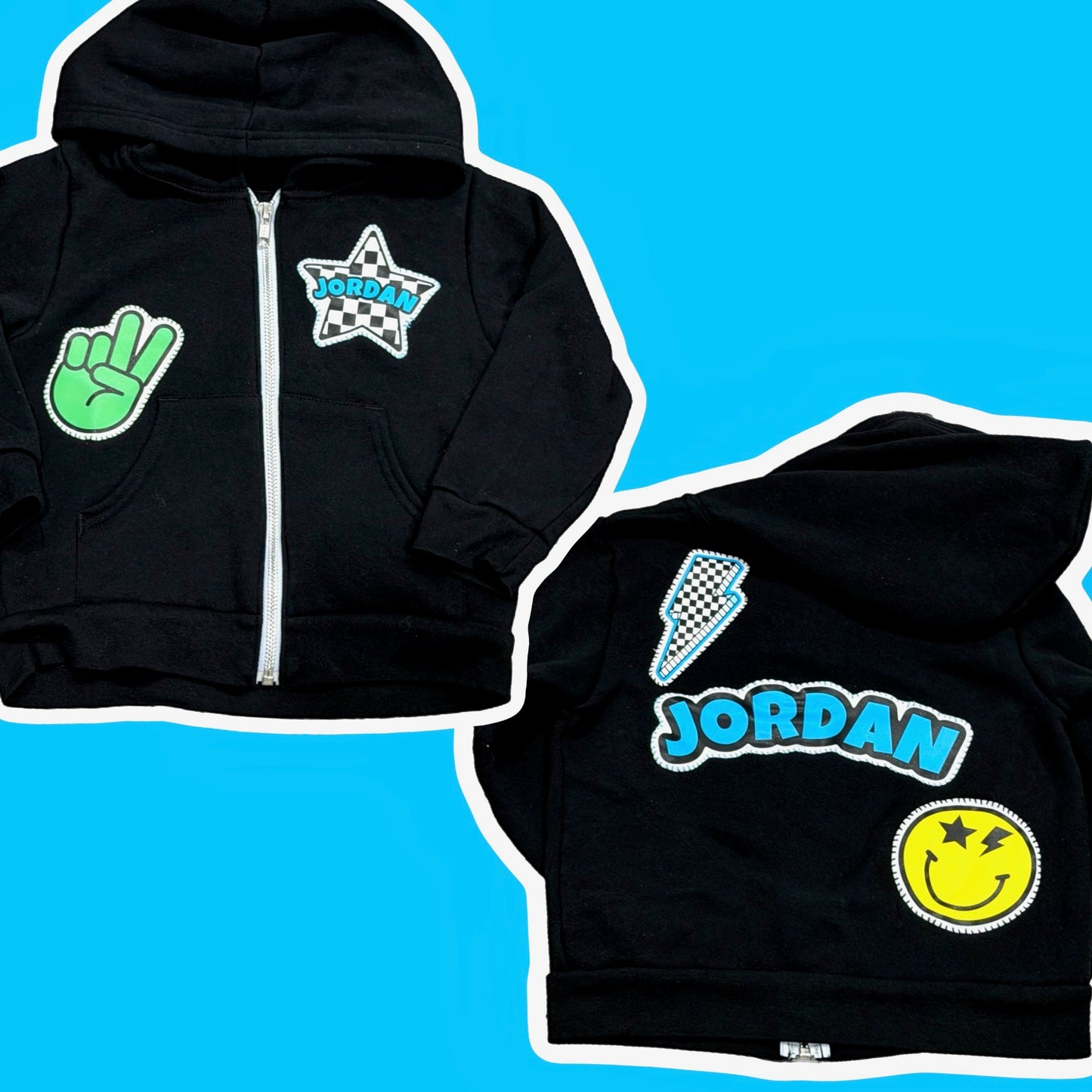 Boys PATCHED Zip-Up