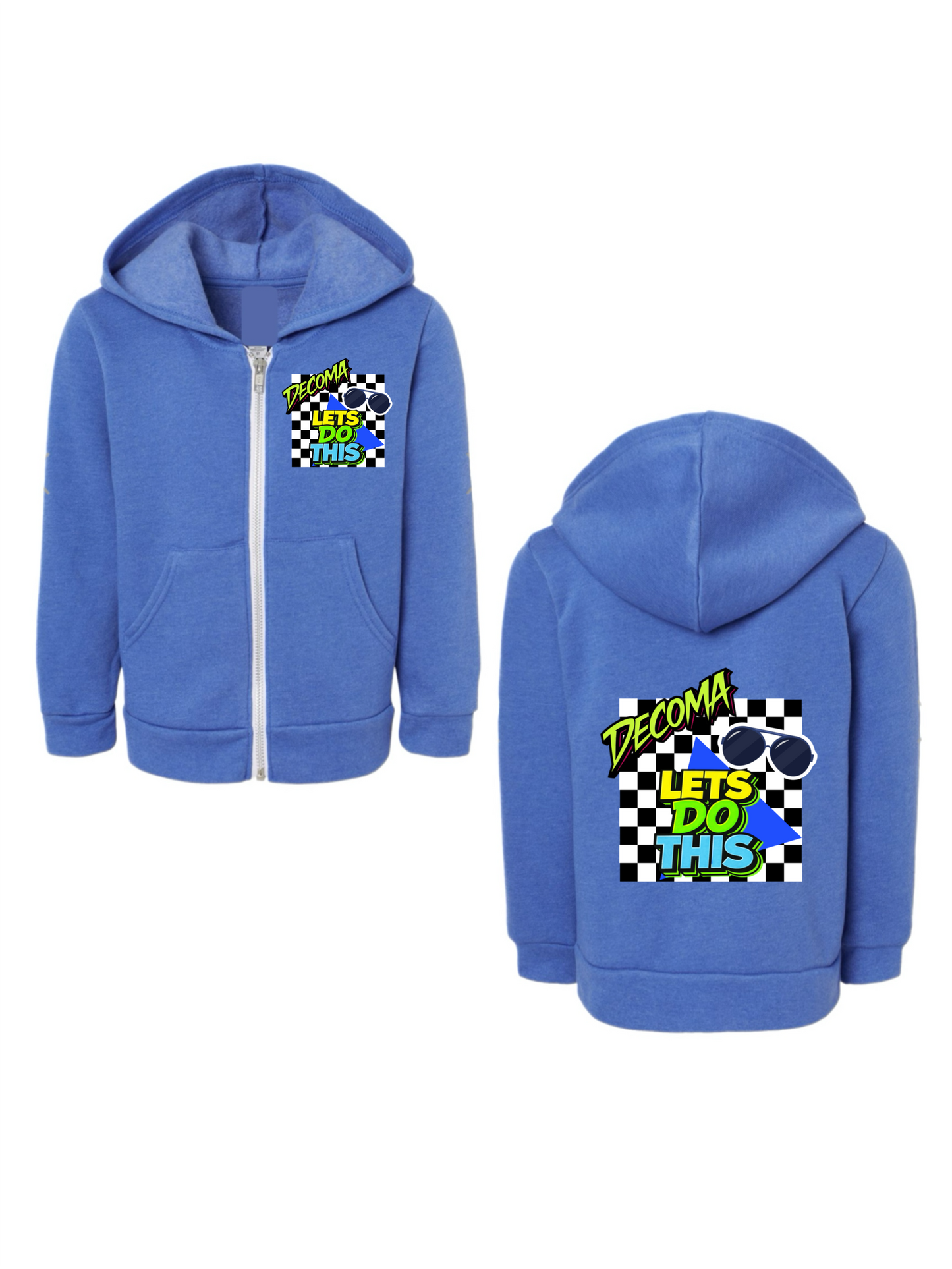 DECOMA aviators zip hoodie
