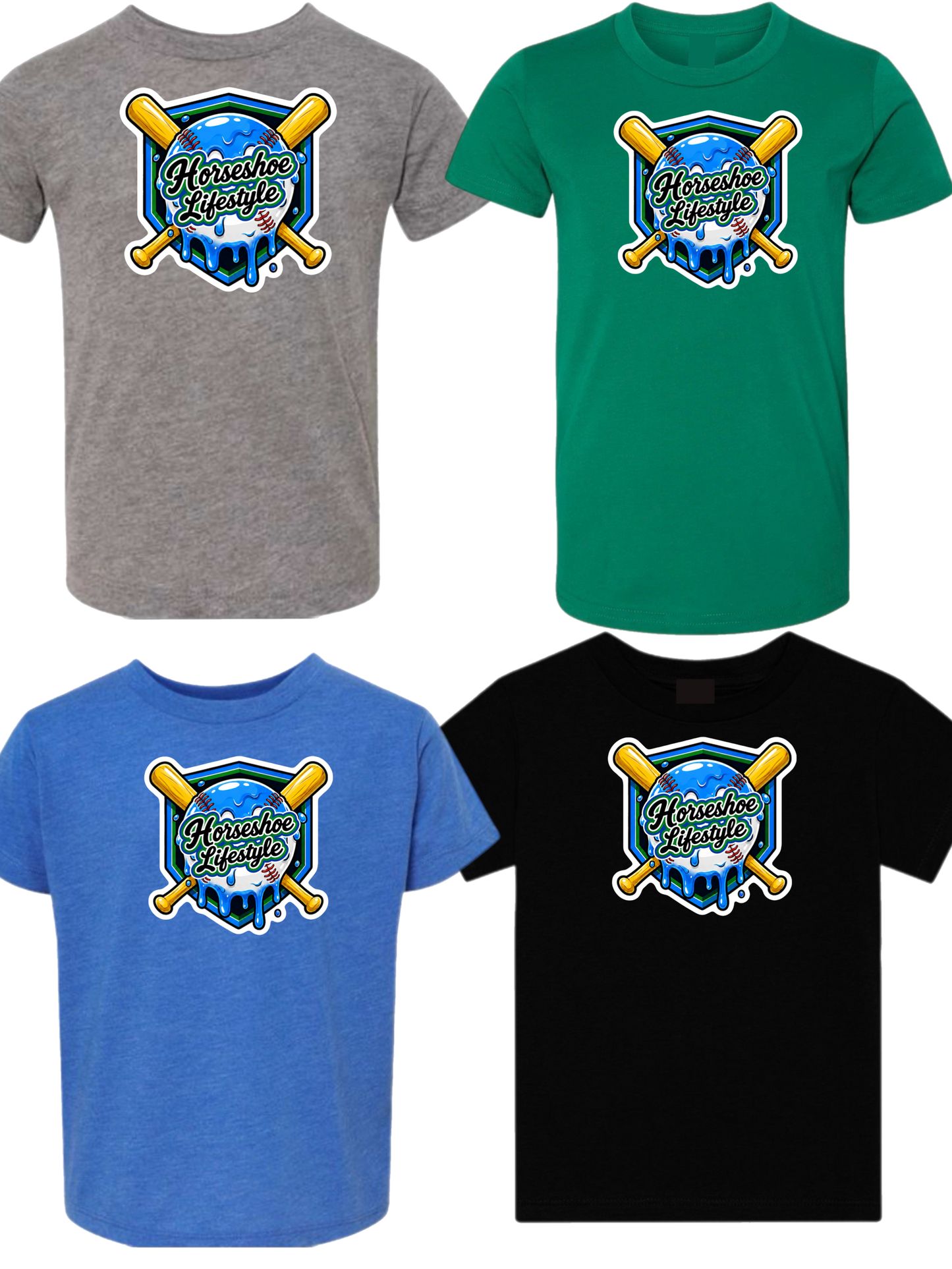Horseshoe baseball lifestyle tee