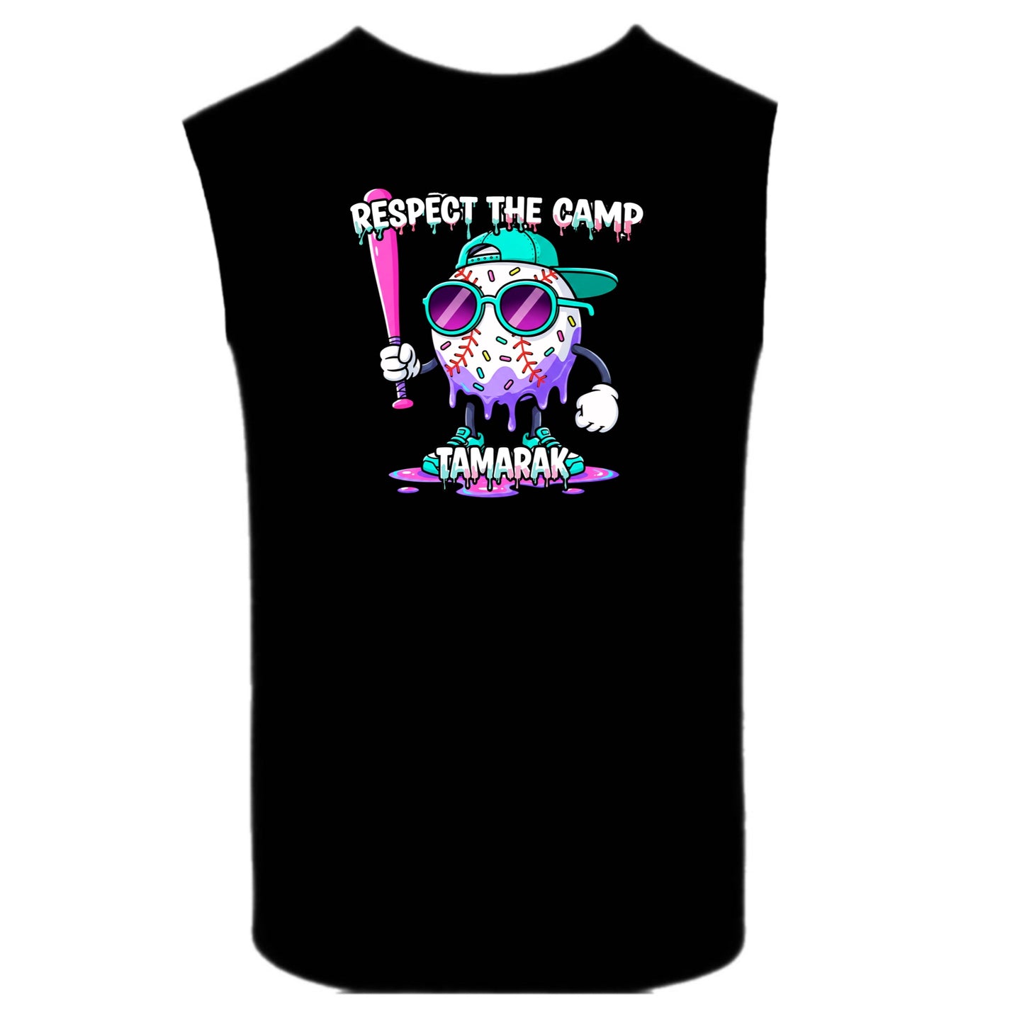 Tamarak boys “Respect the camp” tank