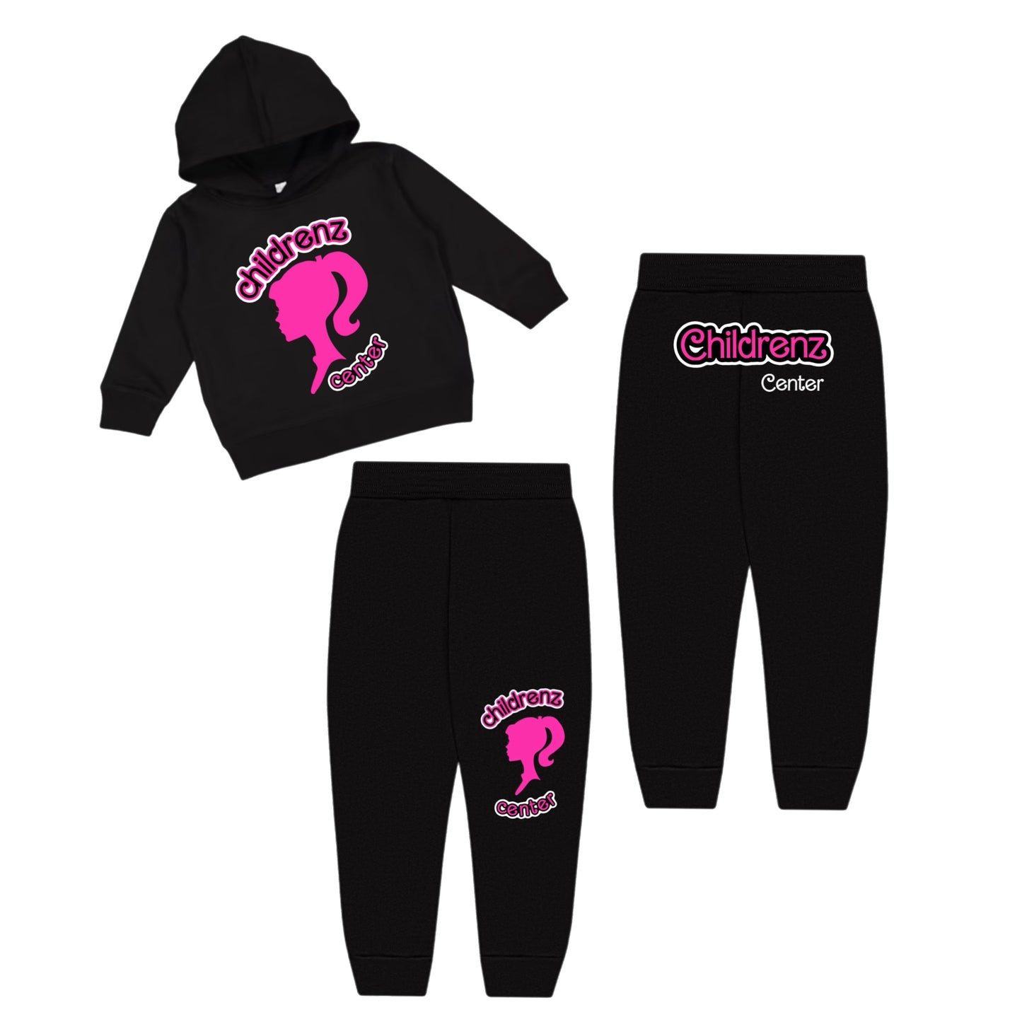 Childrenz Center Pink doll joggers