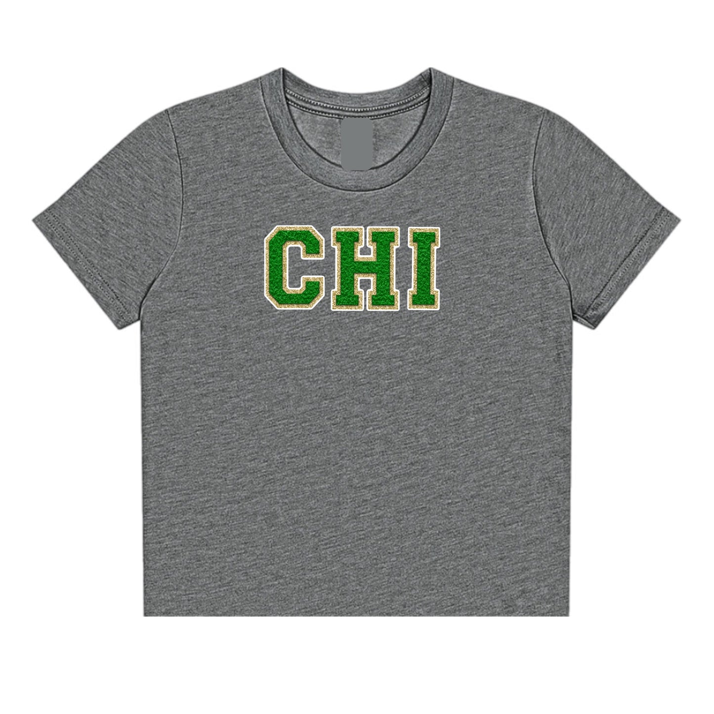 Camp Chi patched tee