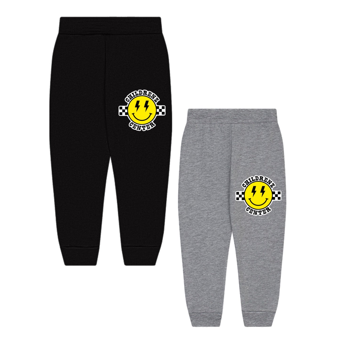Childrenz Center bolt emoji joggers