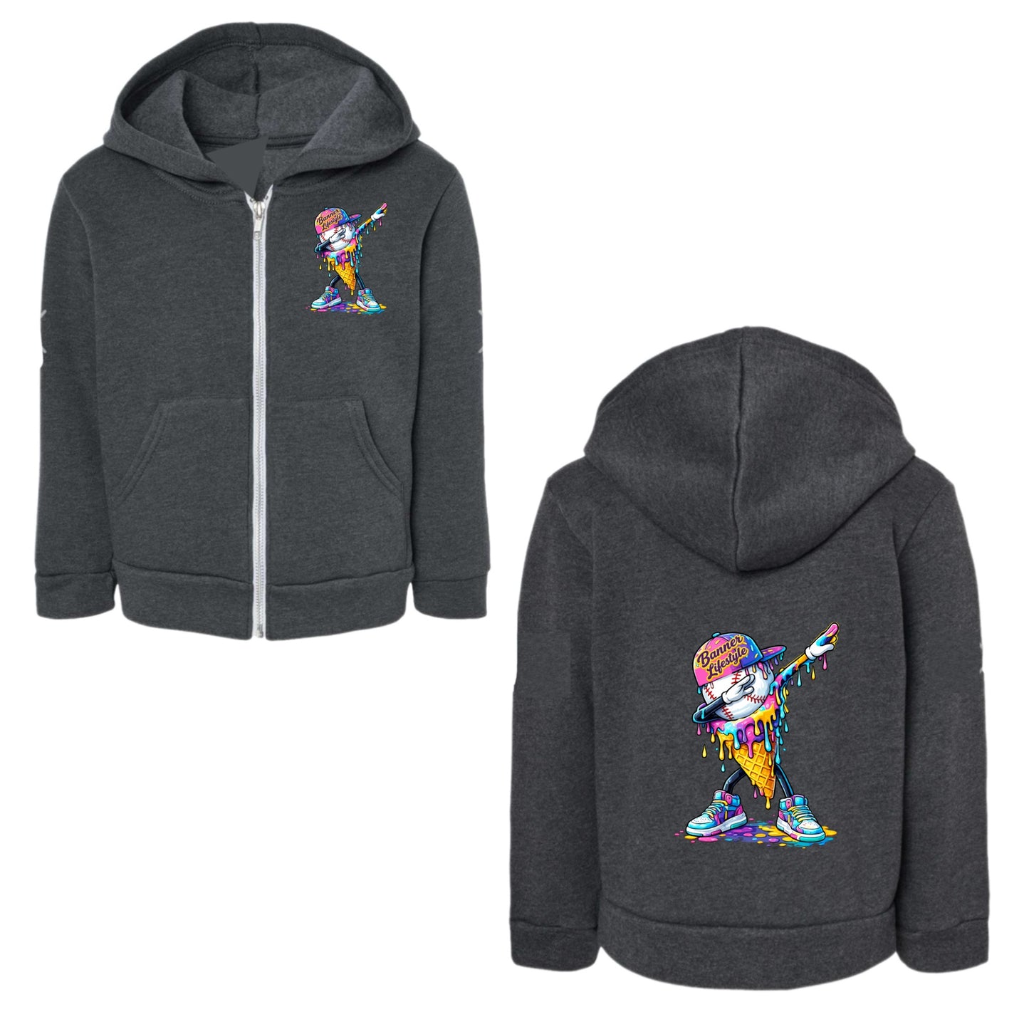 BANNER boys ice cream drip hoodie