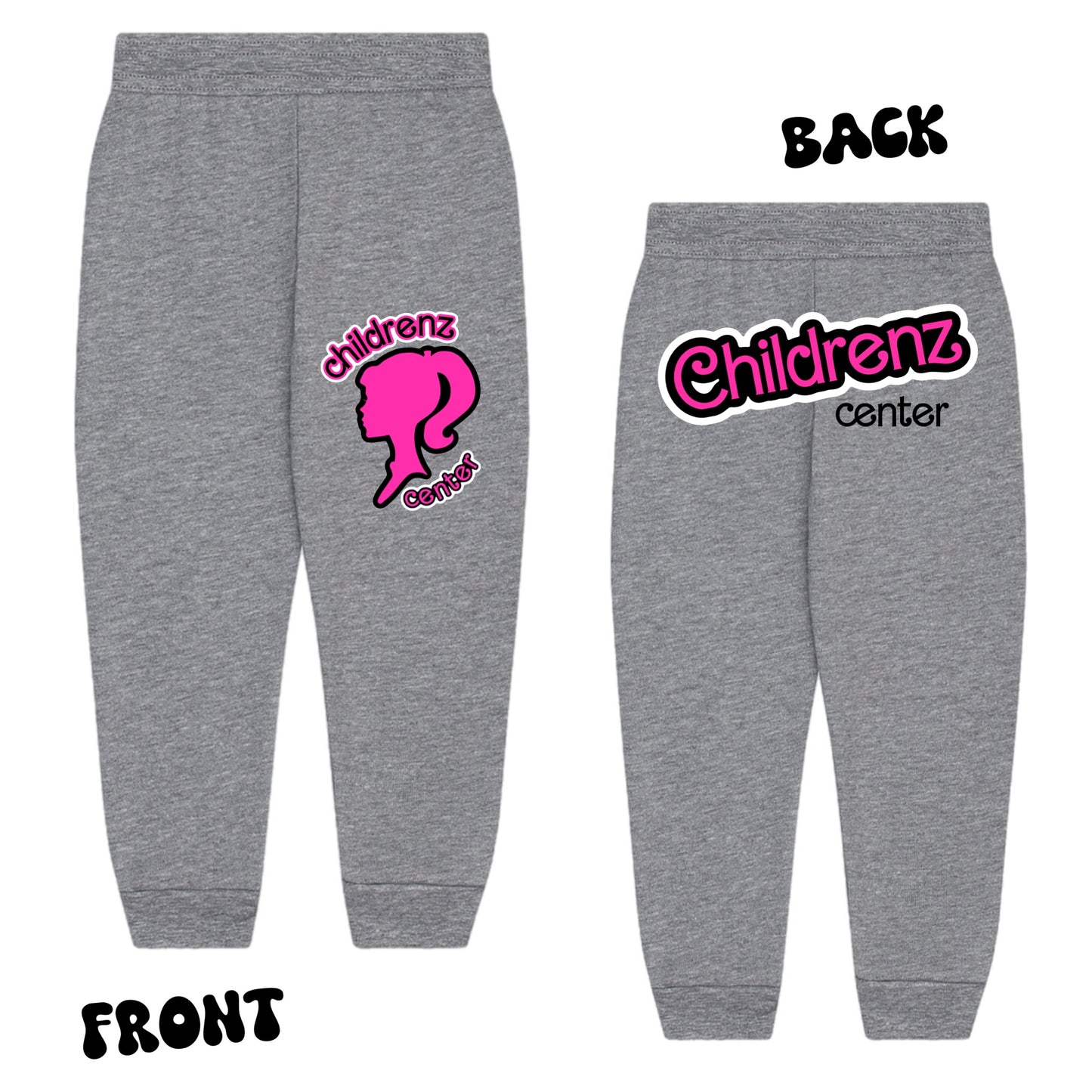 Childrenz Center Pink doll joggers