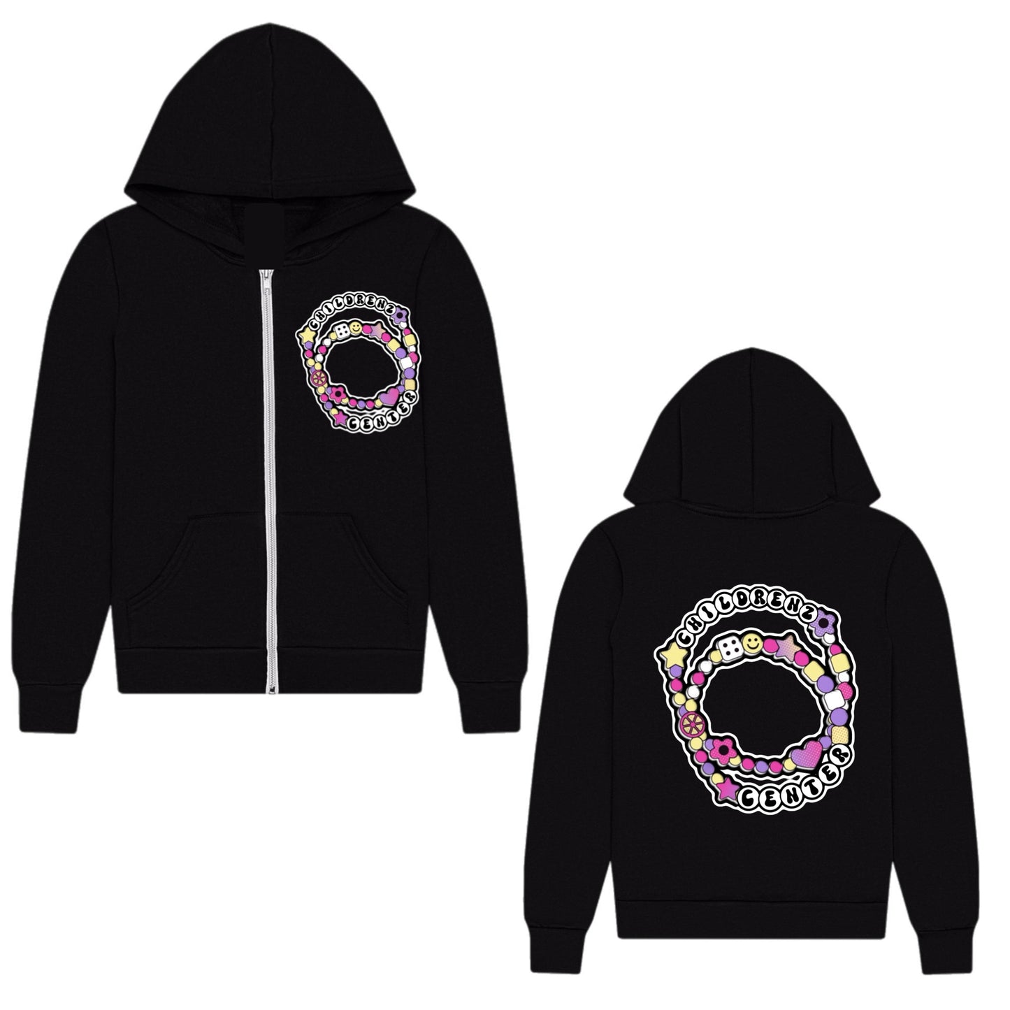 Childrenz Center bracelet zip hoodie