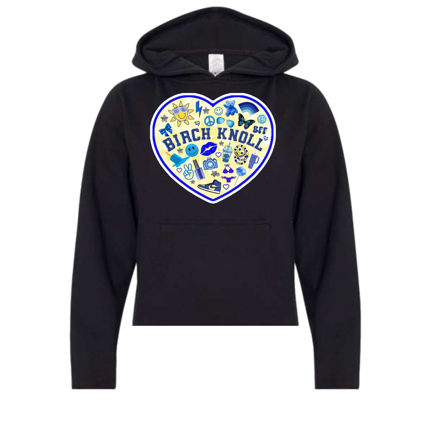 Birch Knoll heart hoodie