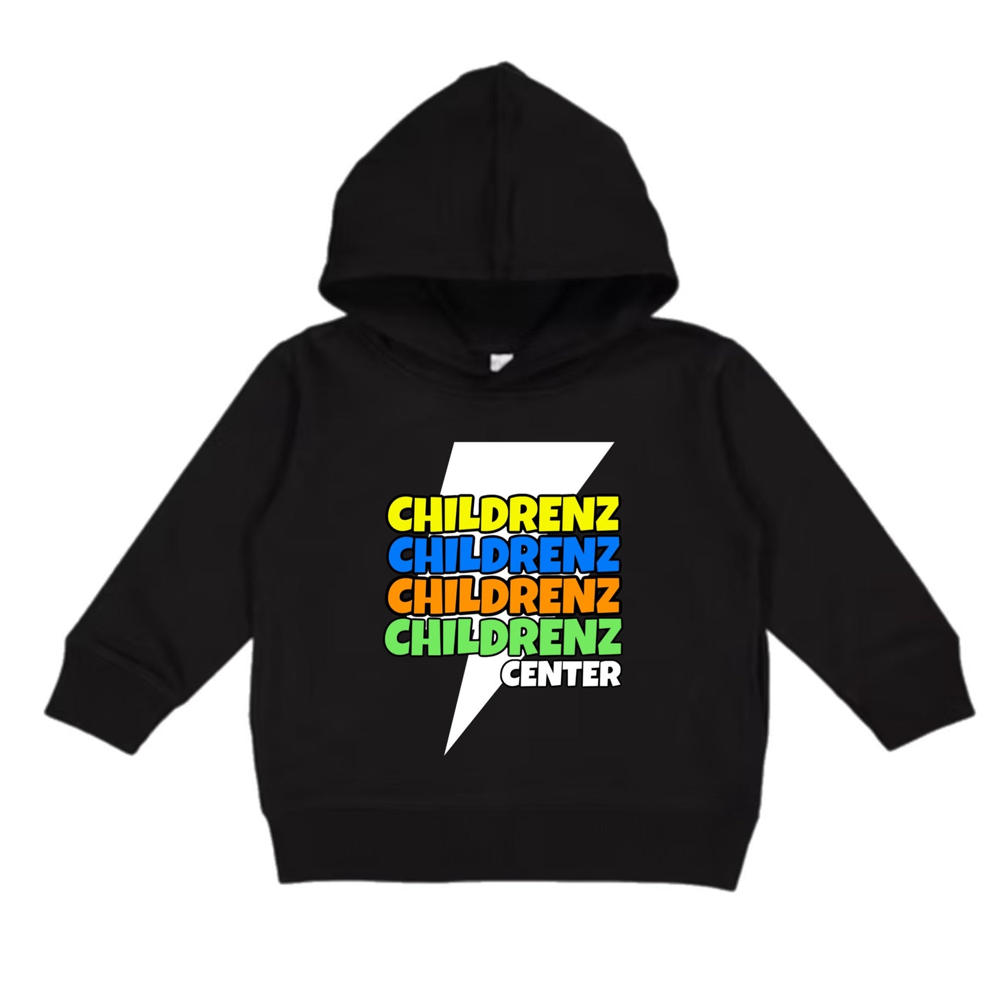 Neon bolt hoodie