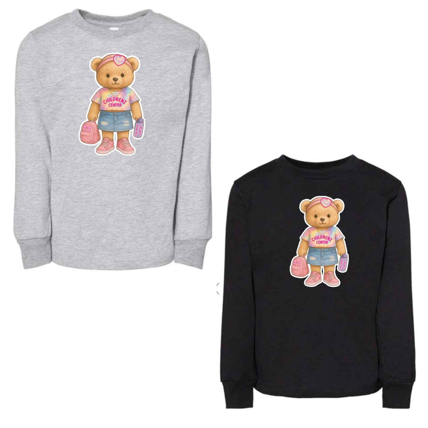 Childrenz Center Teddy bear long sleeve tee