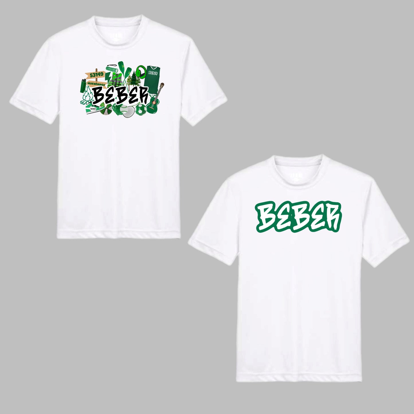 Beber graffiti performance tee