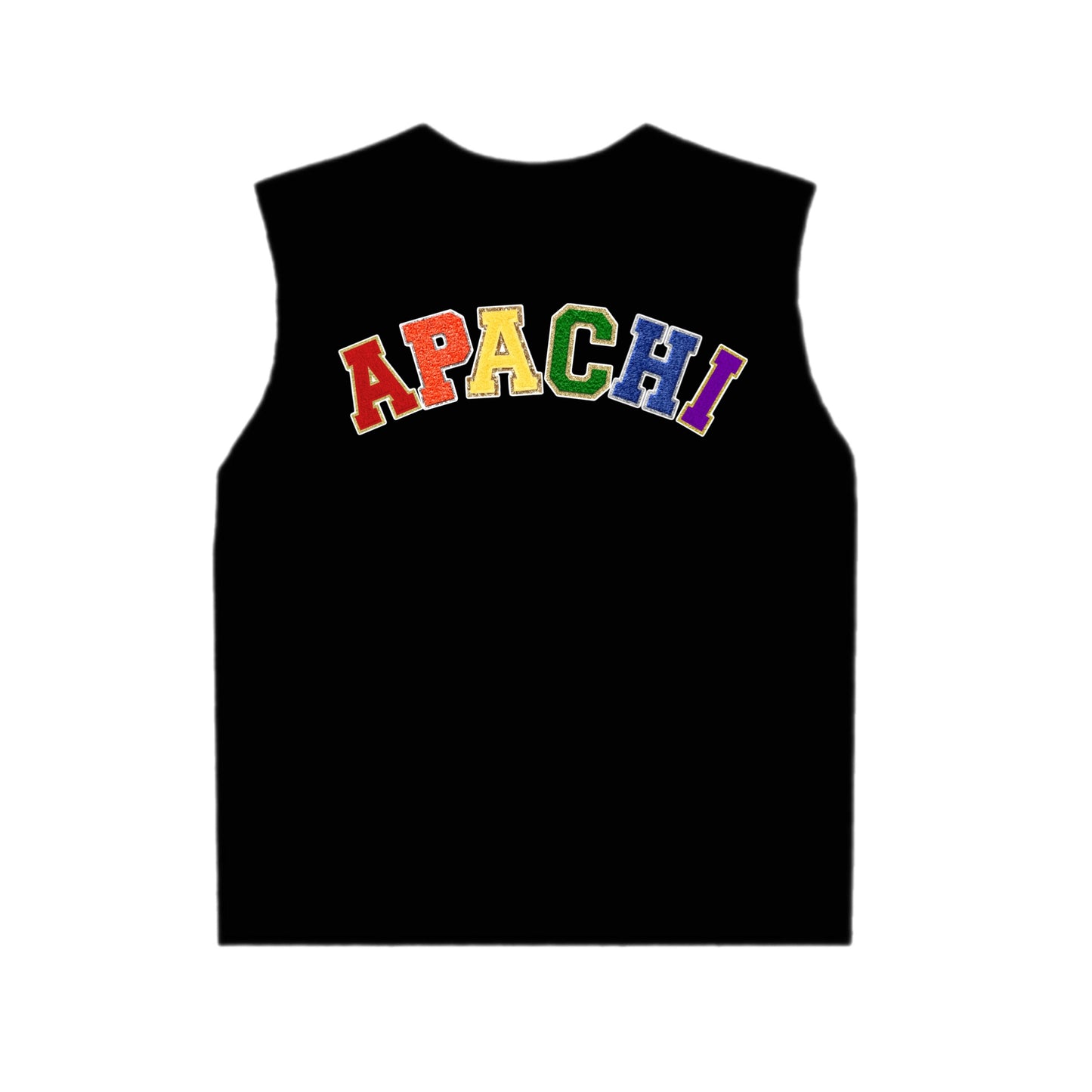 Girls Apachi rainbow patch tank