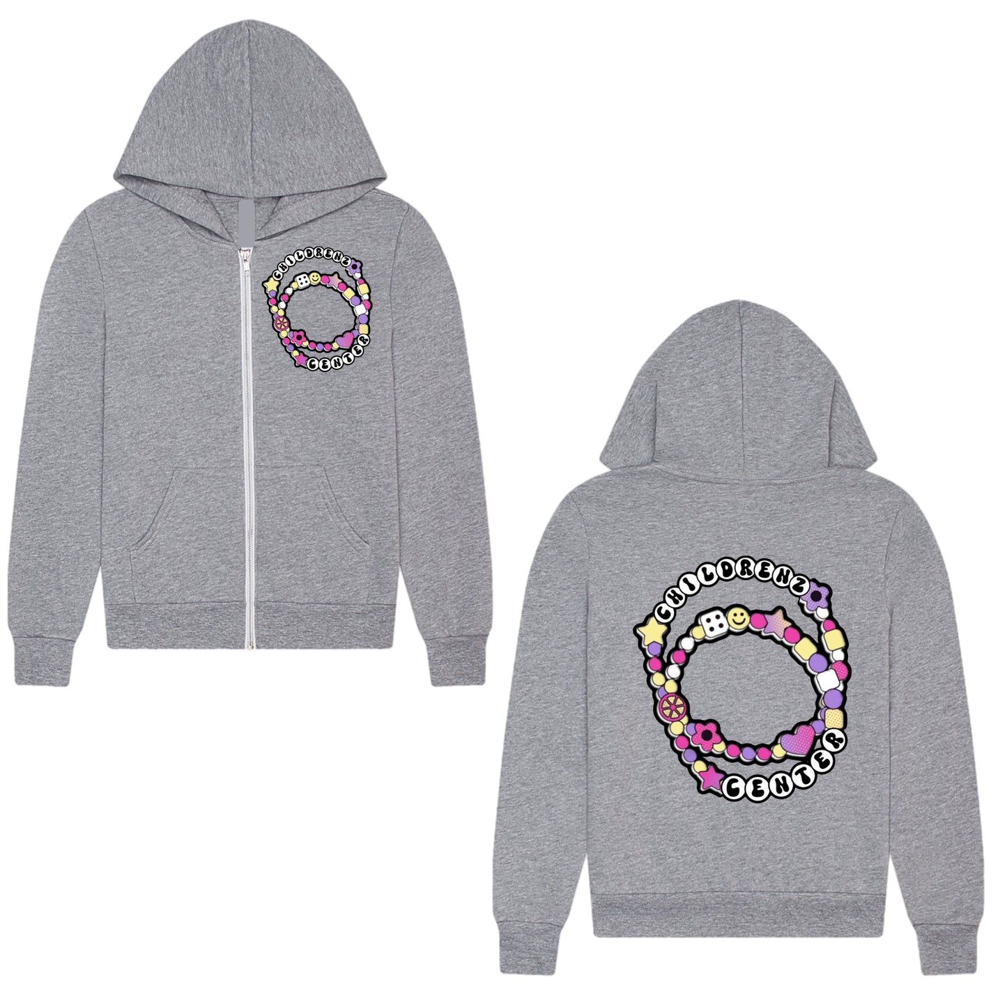 Childrenz Center bracelet zip hoodie
