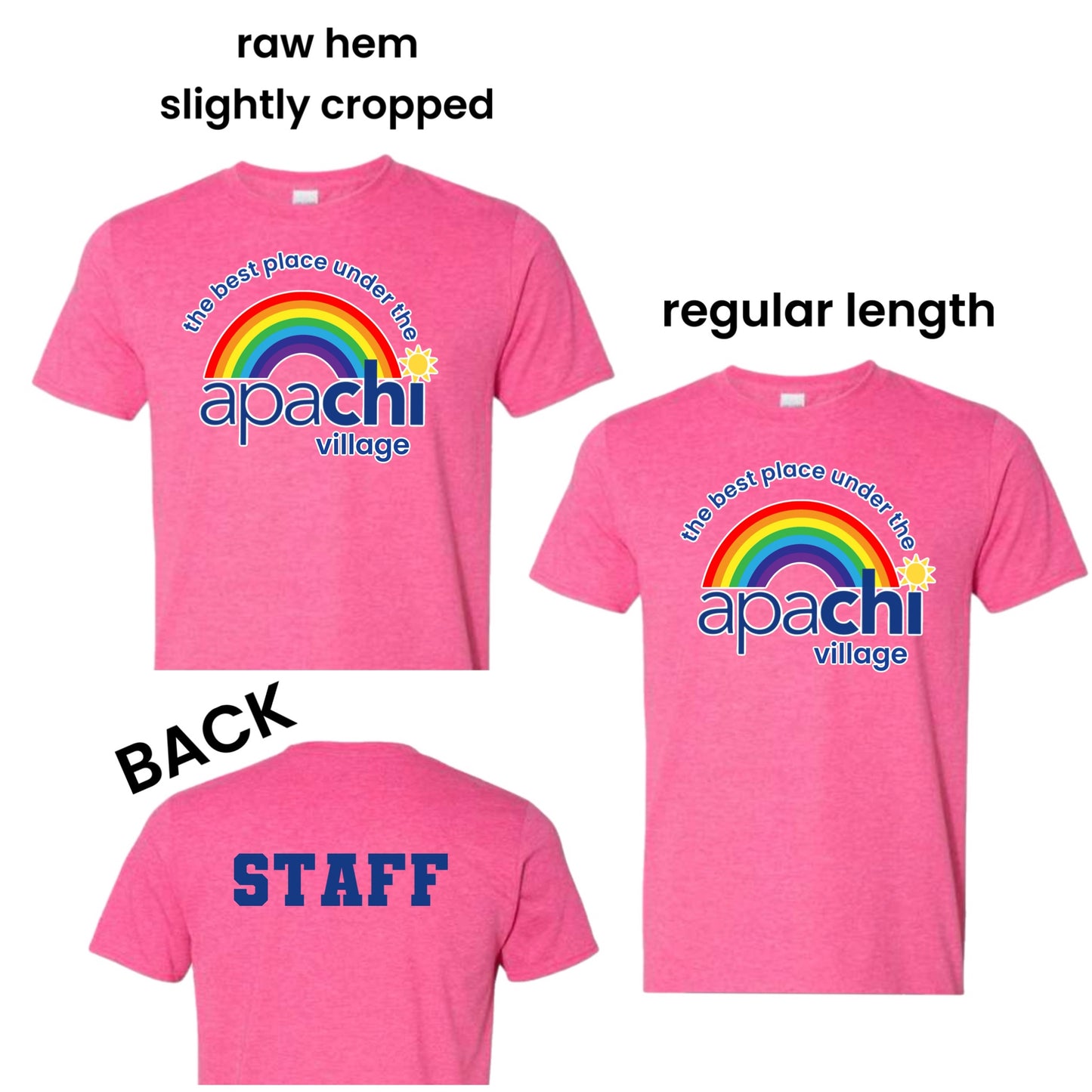 Apachi classic rainbow staff tee