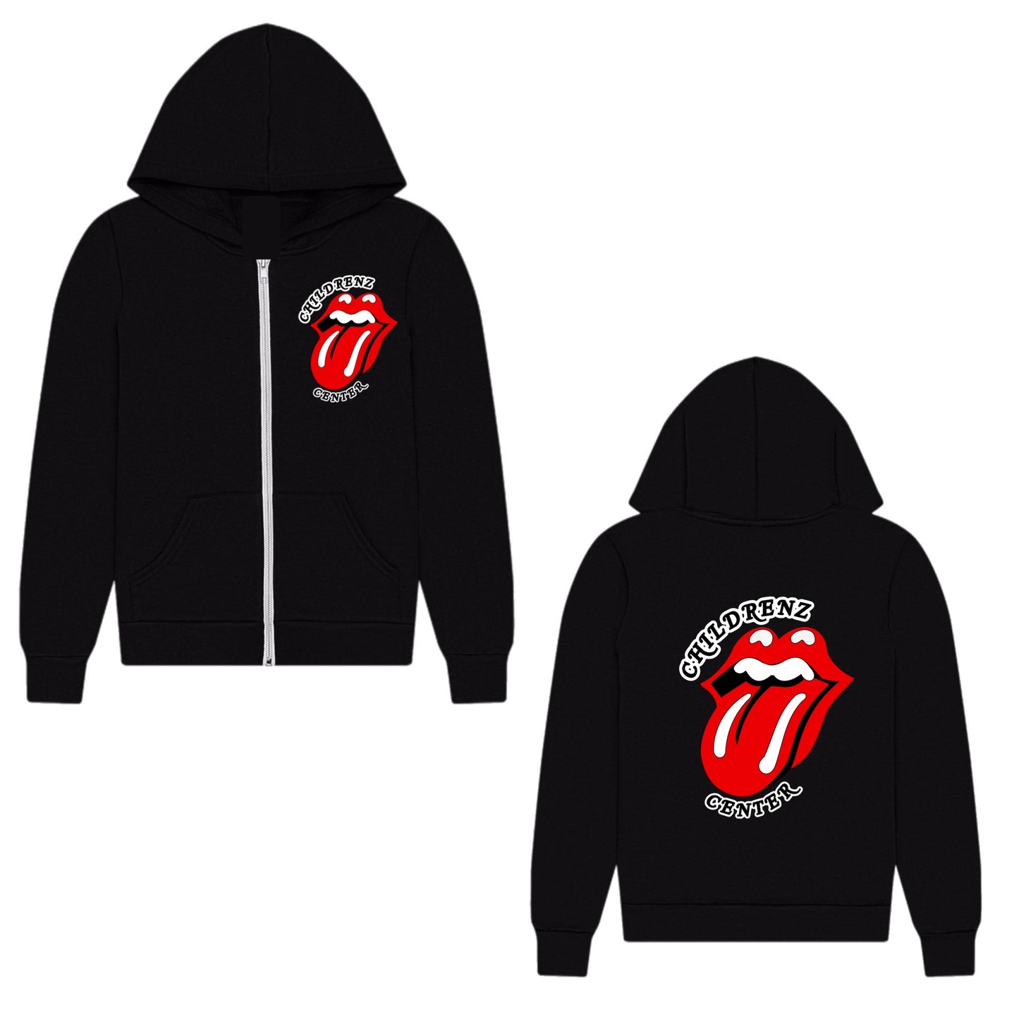 Childrenz Center rockstar zip hoodie