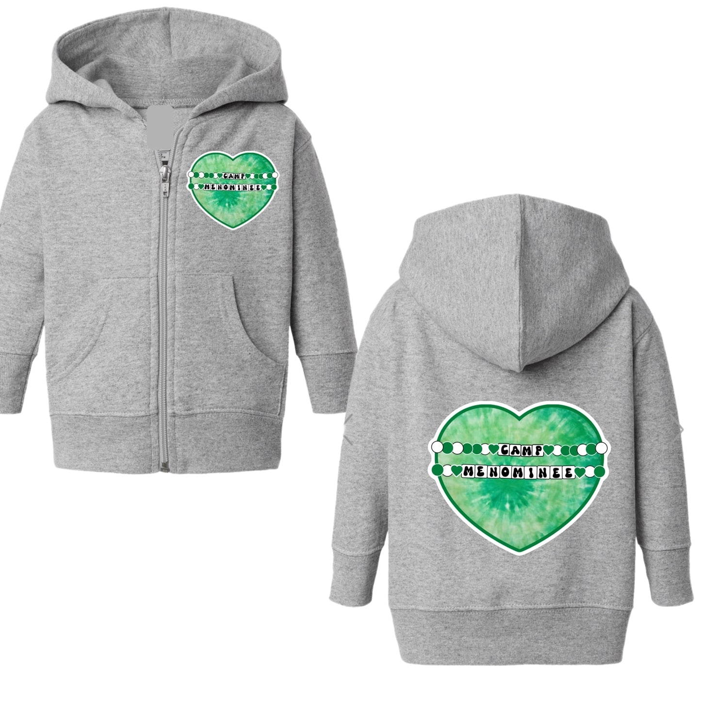 Menominee girls bracelet zip hoodie