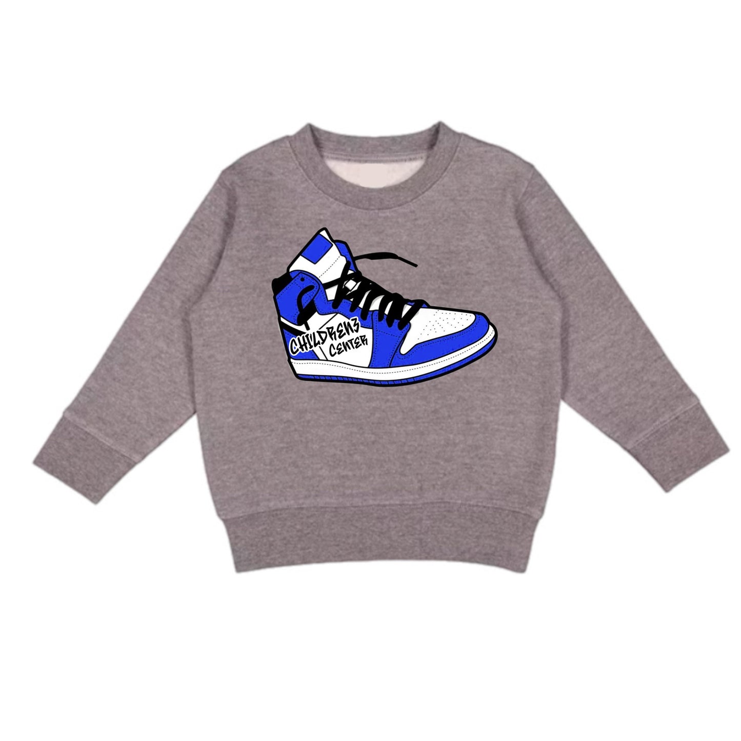 Childrenz center gym shoe crewneck