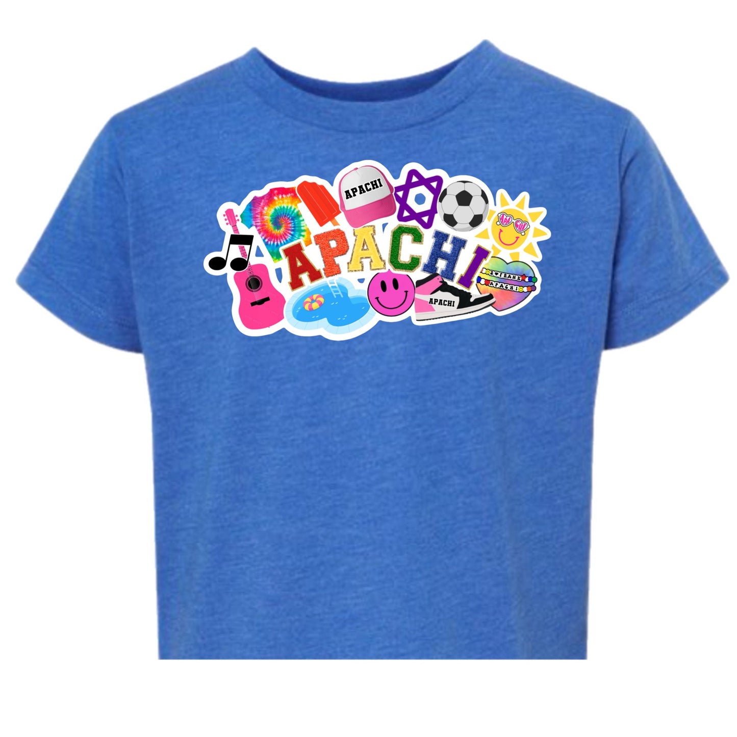Girls Apachi collage tee