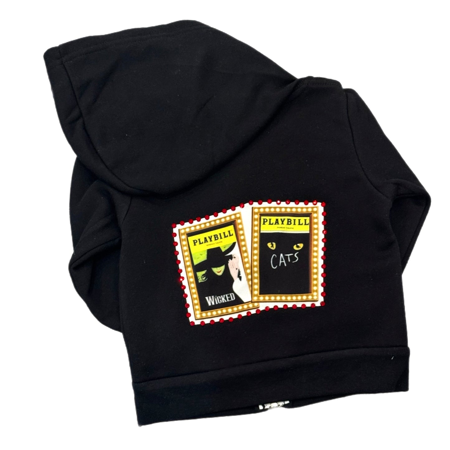 Favorite musicals zip hoodie