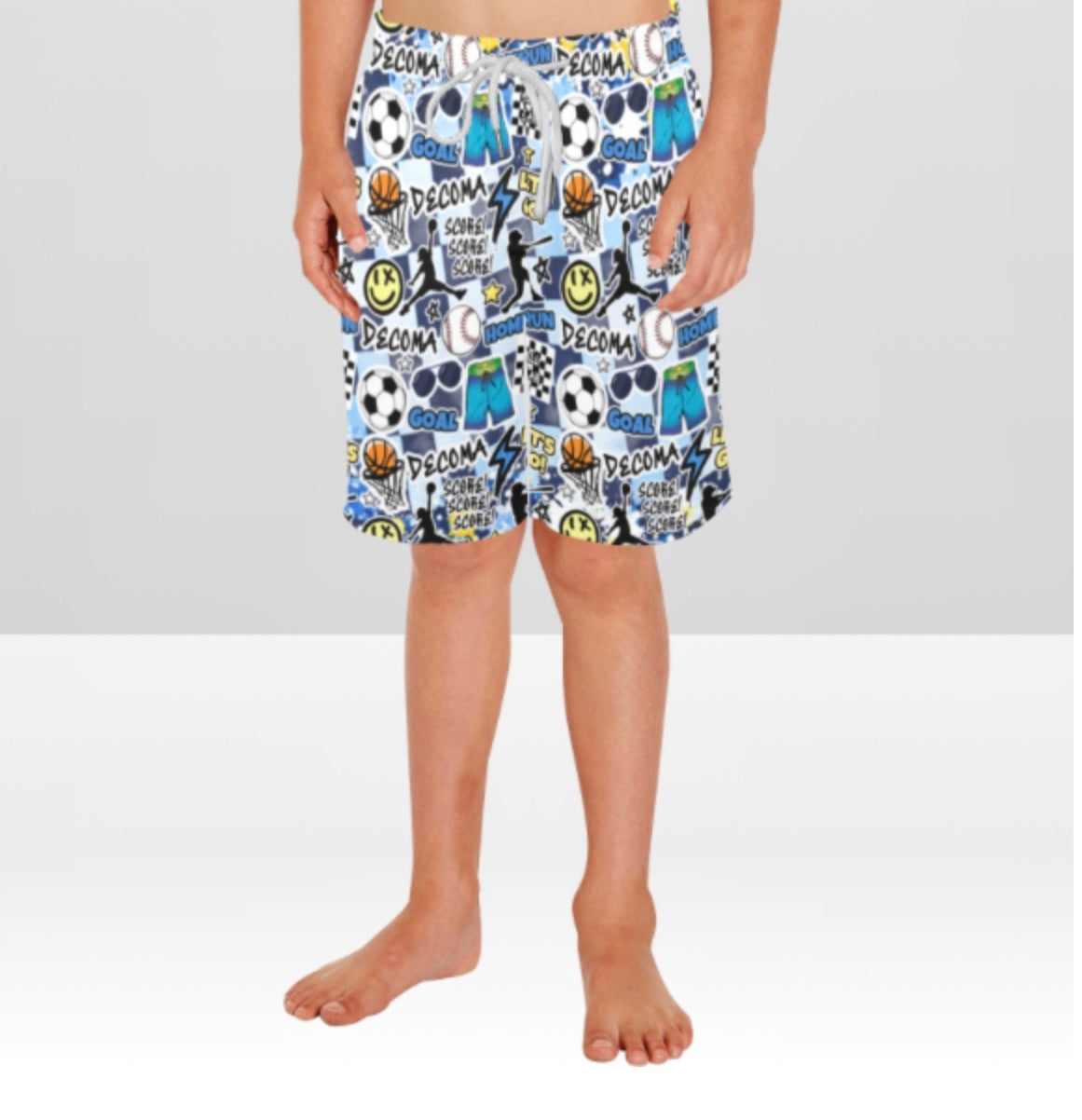 DECOMA boys blue swim suit