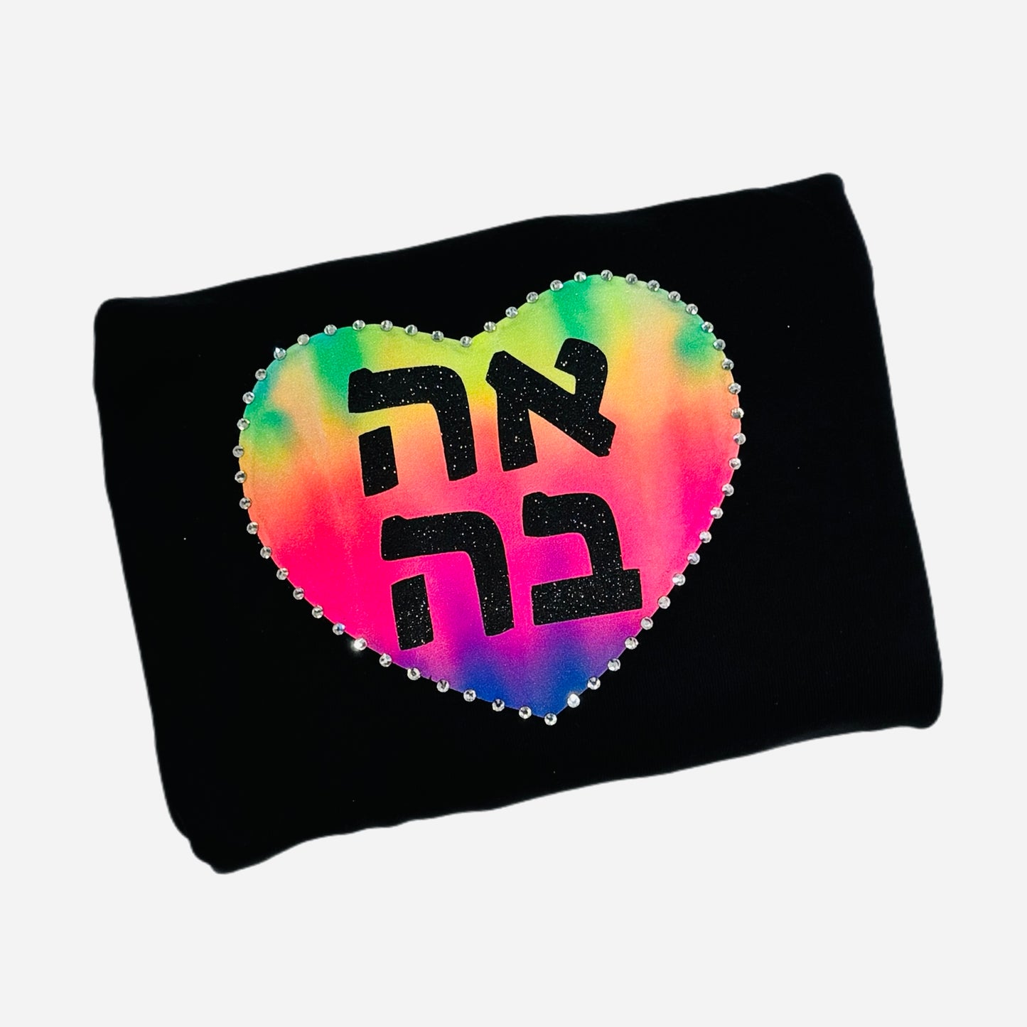 Neon tie dye Ahava sweatshirt- Women’s and Girls