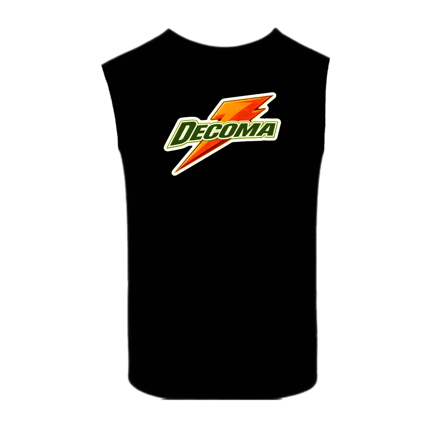 Decoma boys/adults orange bolt tank