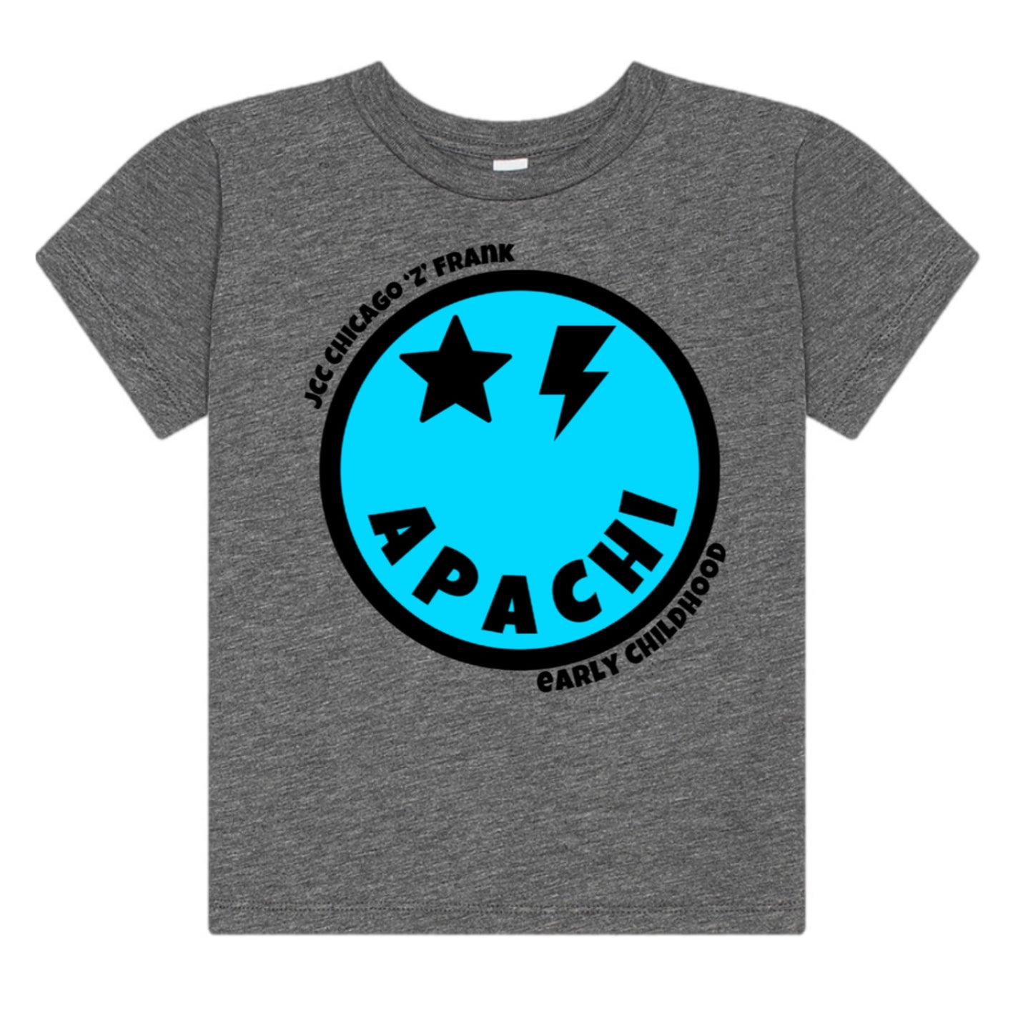 Blue emoji Apachi tee