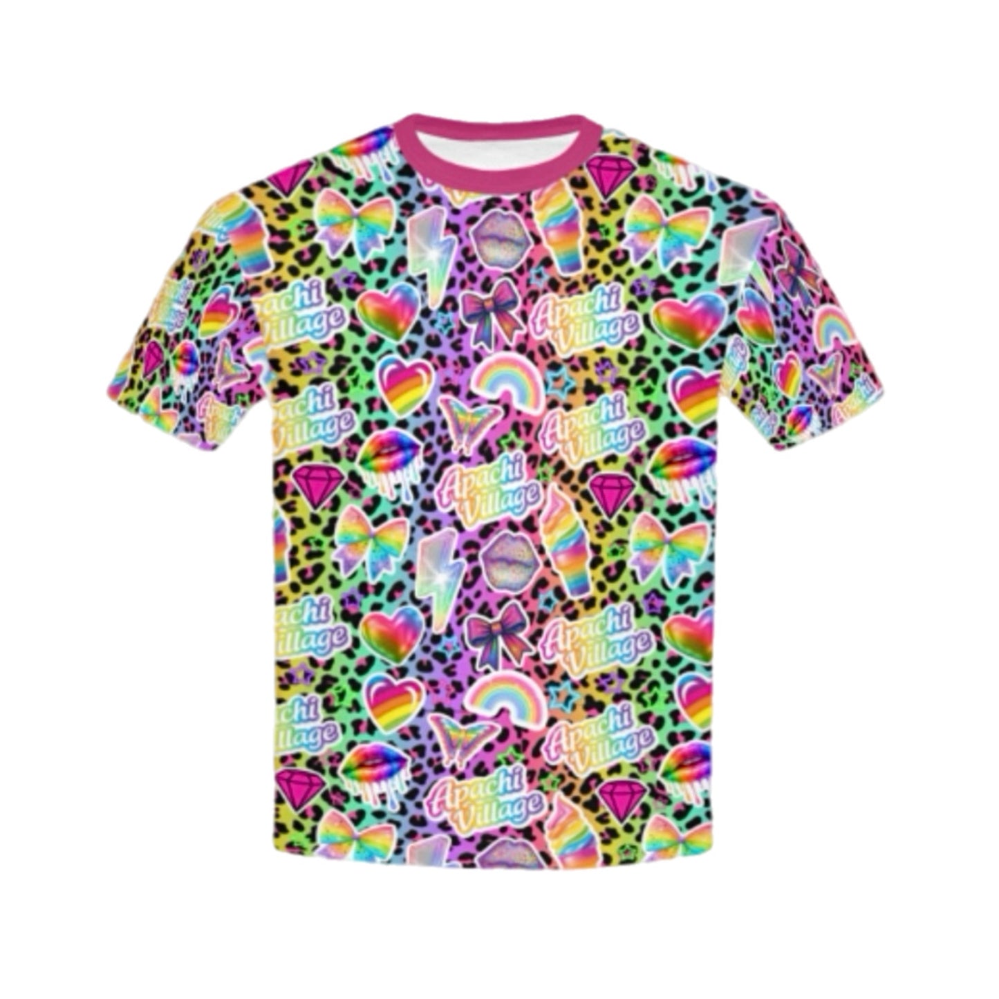 Apachi/ Apachi Village Girls all over print tee
