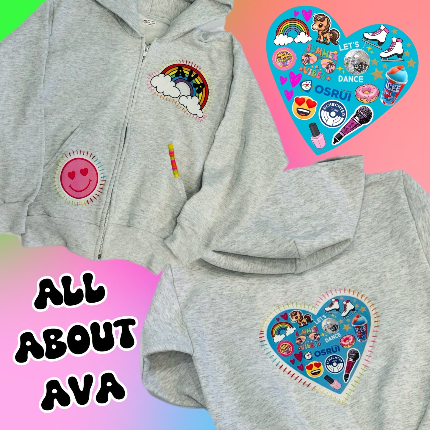 Girls ALL ABOUT ME hoodie
