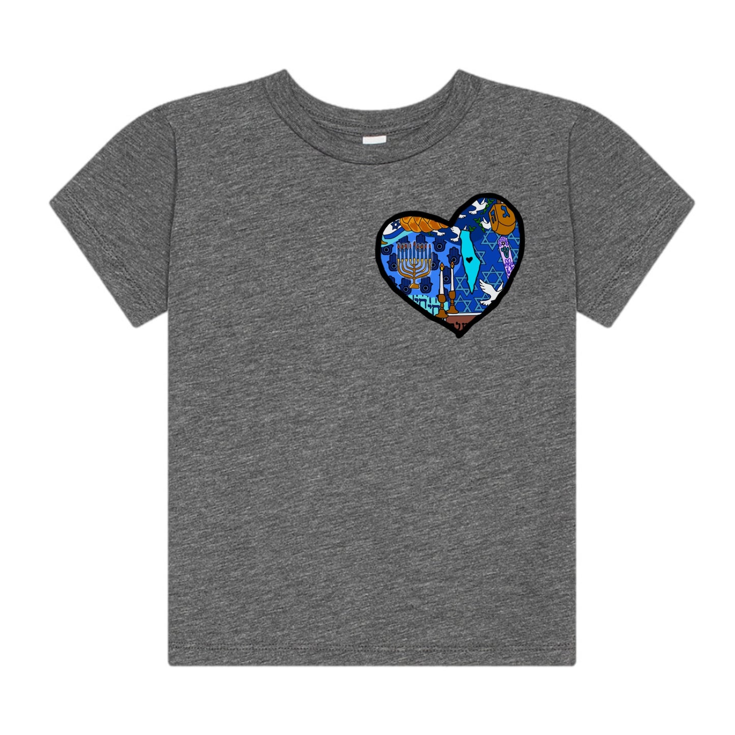 Israel tee (heather gray) womens