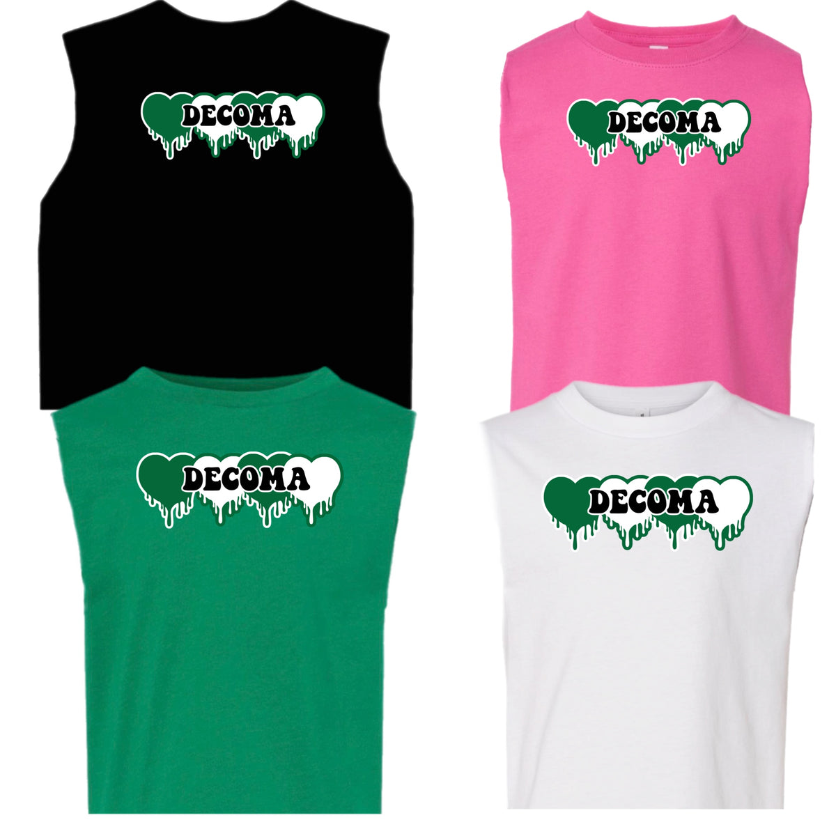 DECOMA Girls/women GREEN drippy tank