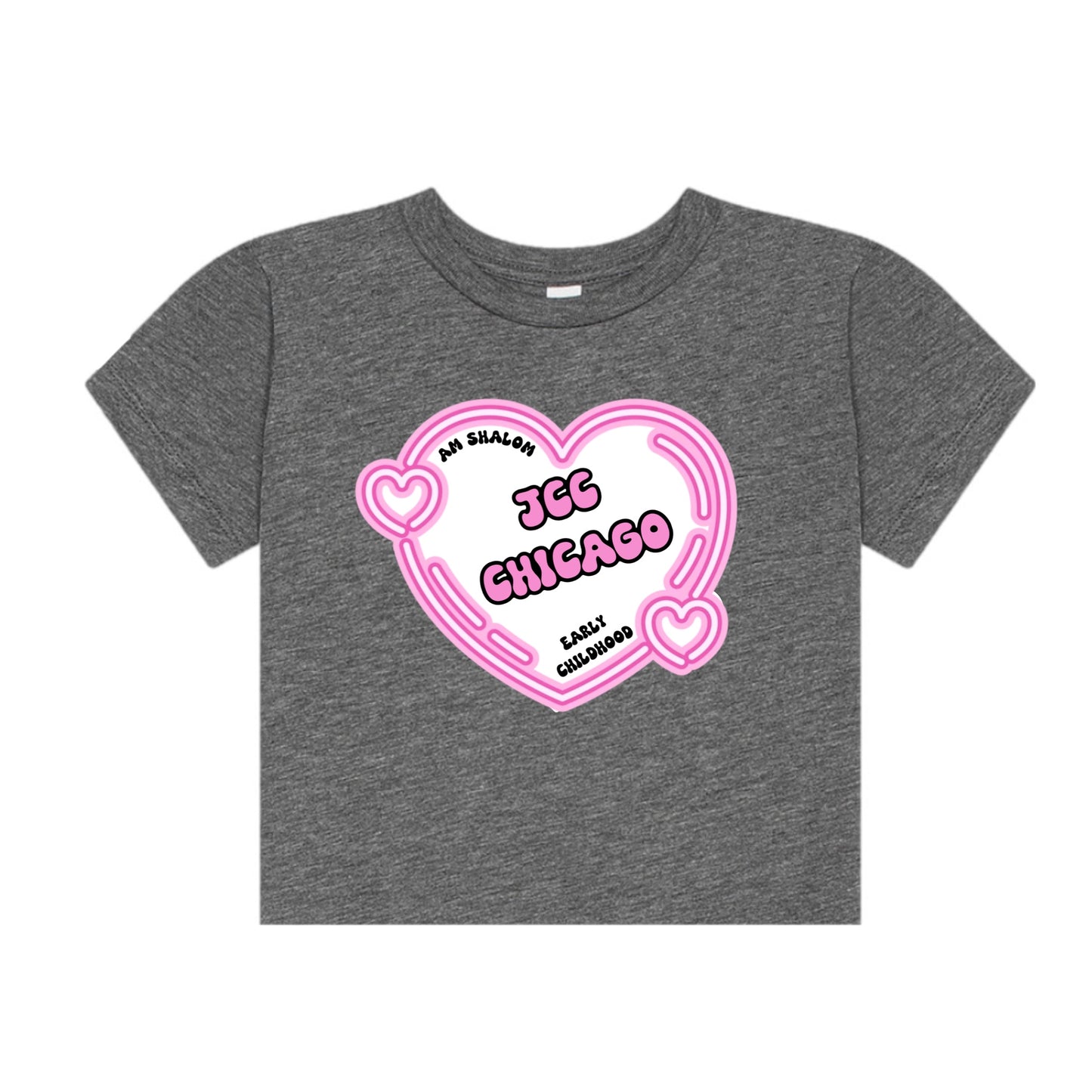JCC Am Shalom heart tee