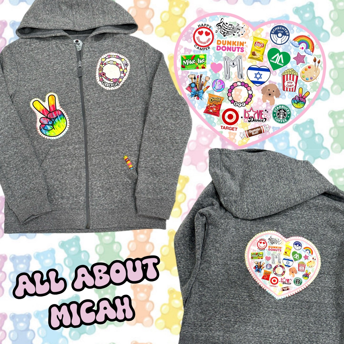 Girls ALL ABOUT ME hoodie