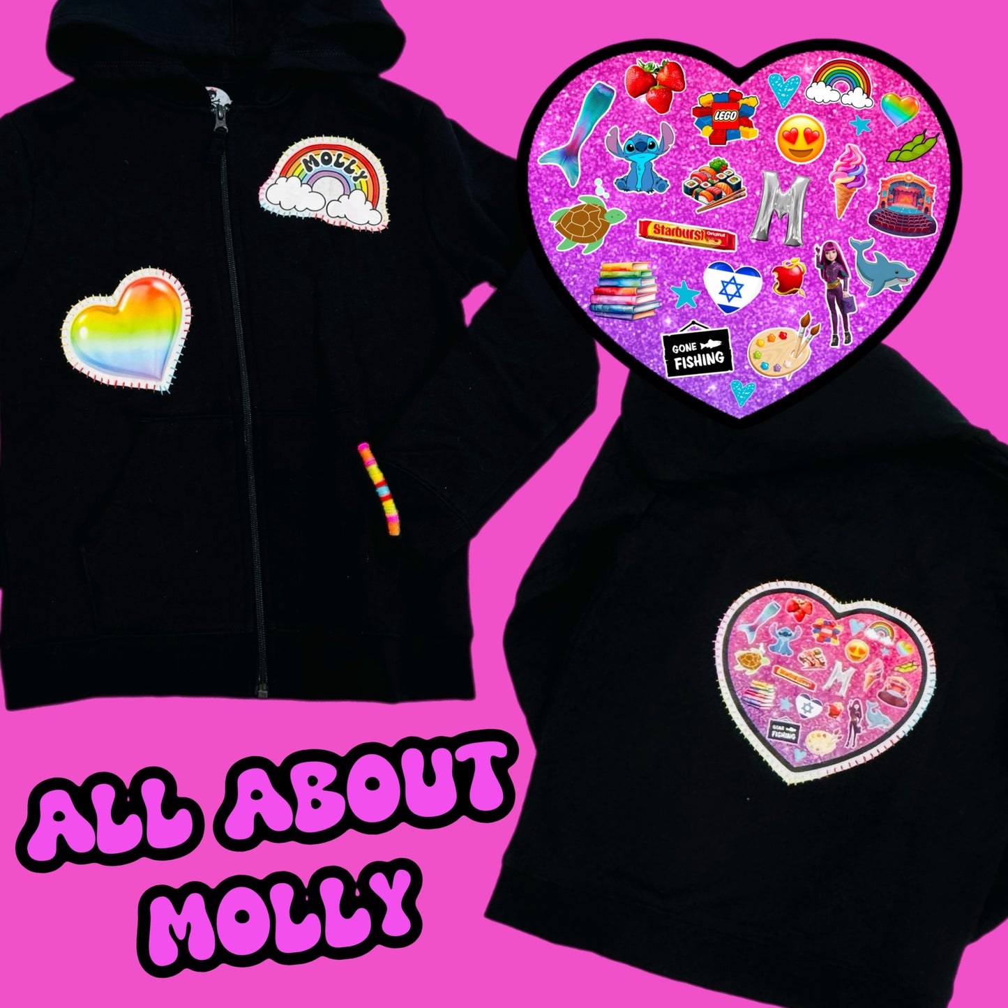 Girls ALL ABOUT ME hoodie