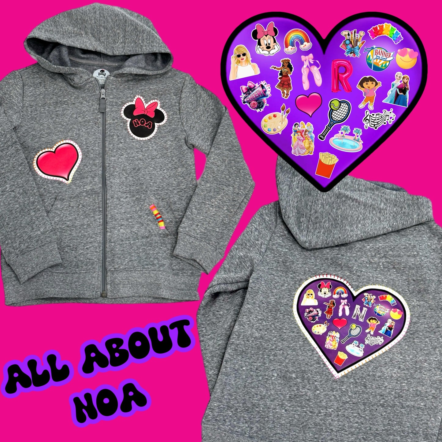 Girls ALL ABOUT ME hoodie