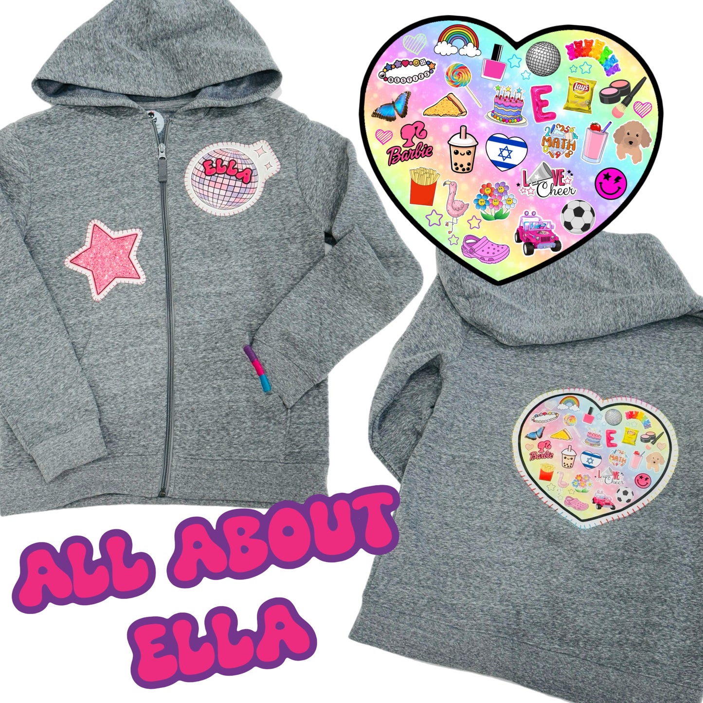 Girls ALL ABOUT ME hoodie